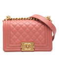 Chanel Small Quilted Lambskin Boy Flap