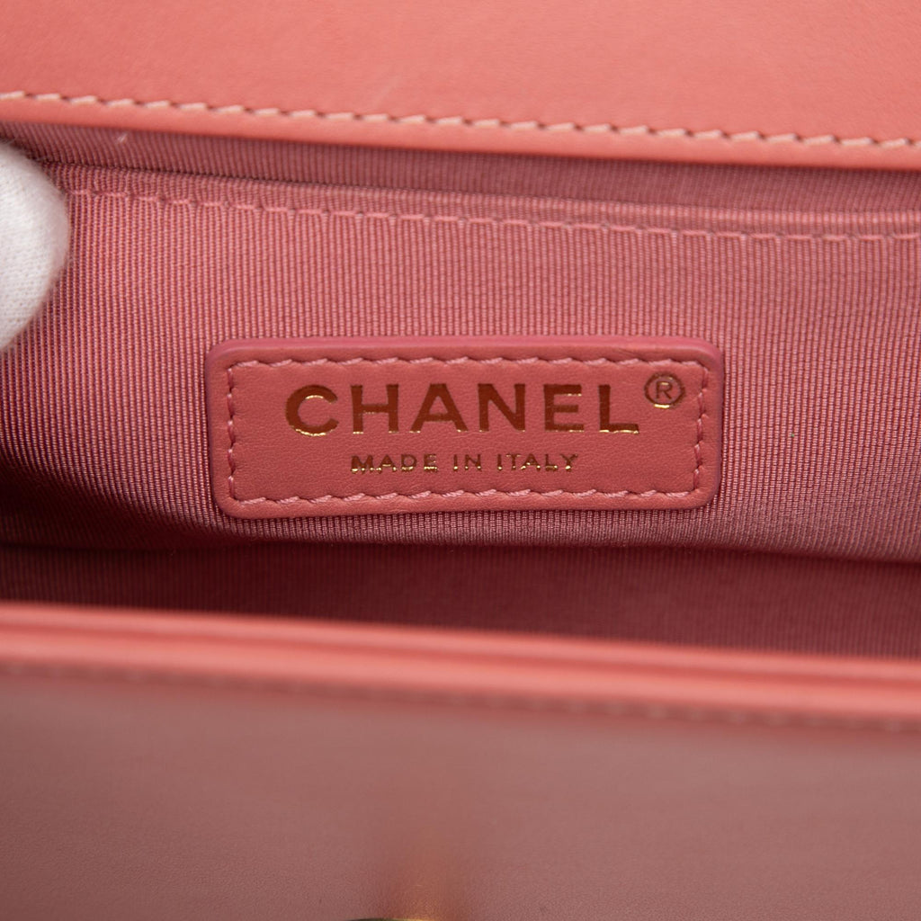 Chanel Small Quilted Lambskin Boy Flap