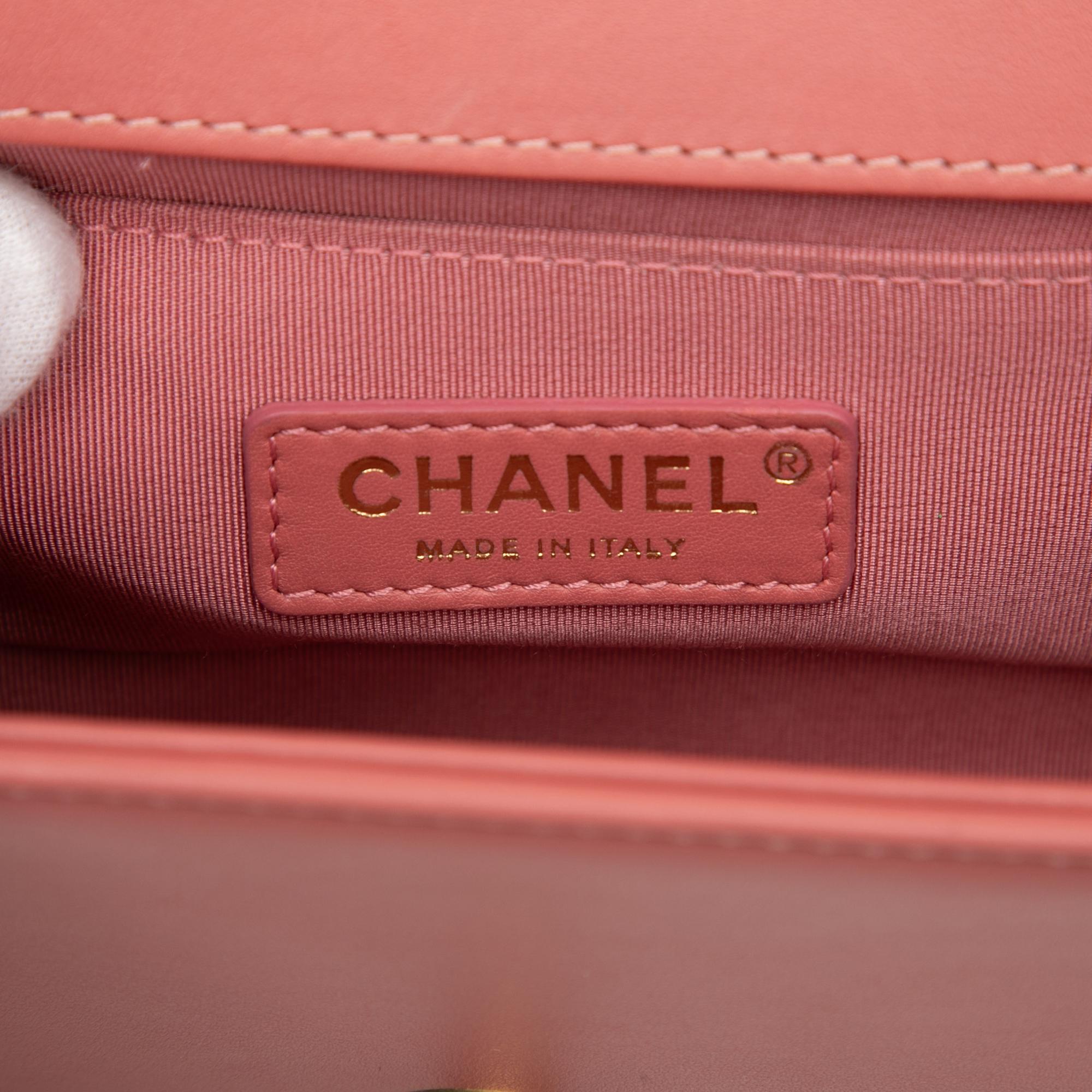 Chanel Small Quilted Lambskin Boy Flap