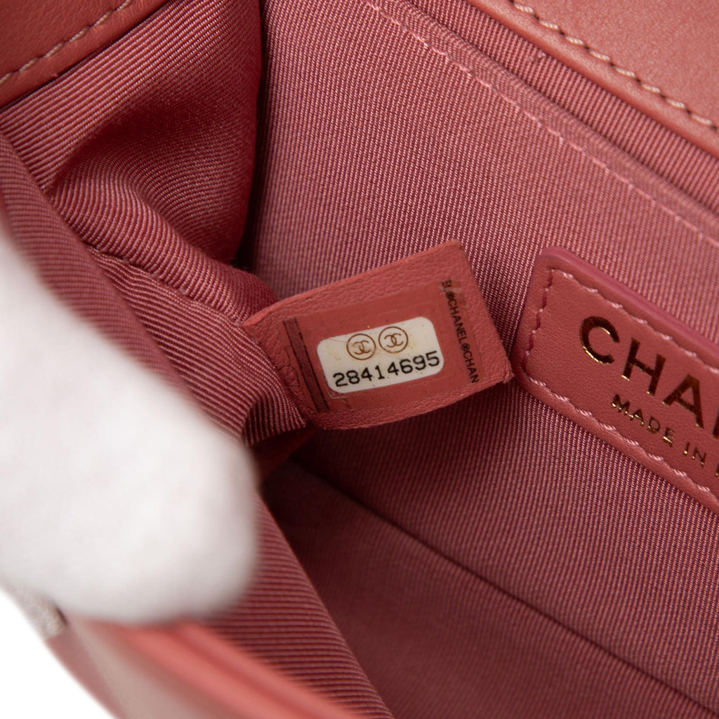 Chanel Small Quilted Lambskin Boy Flap