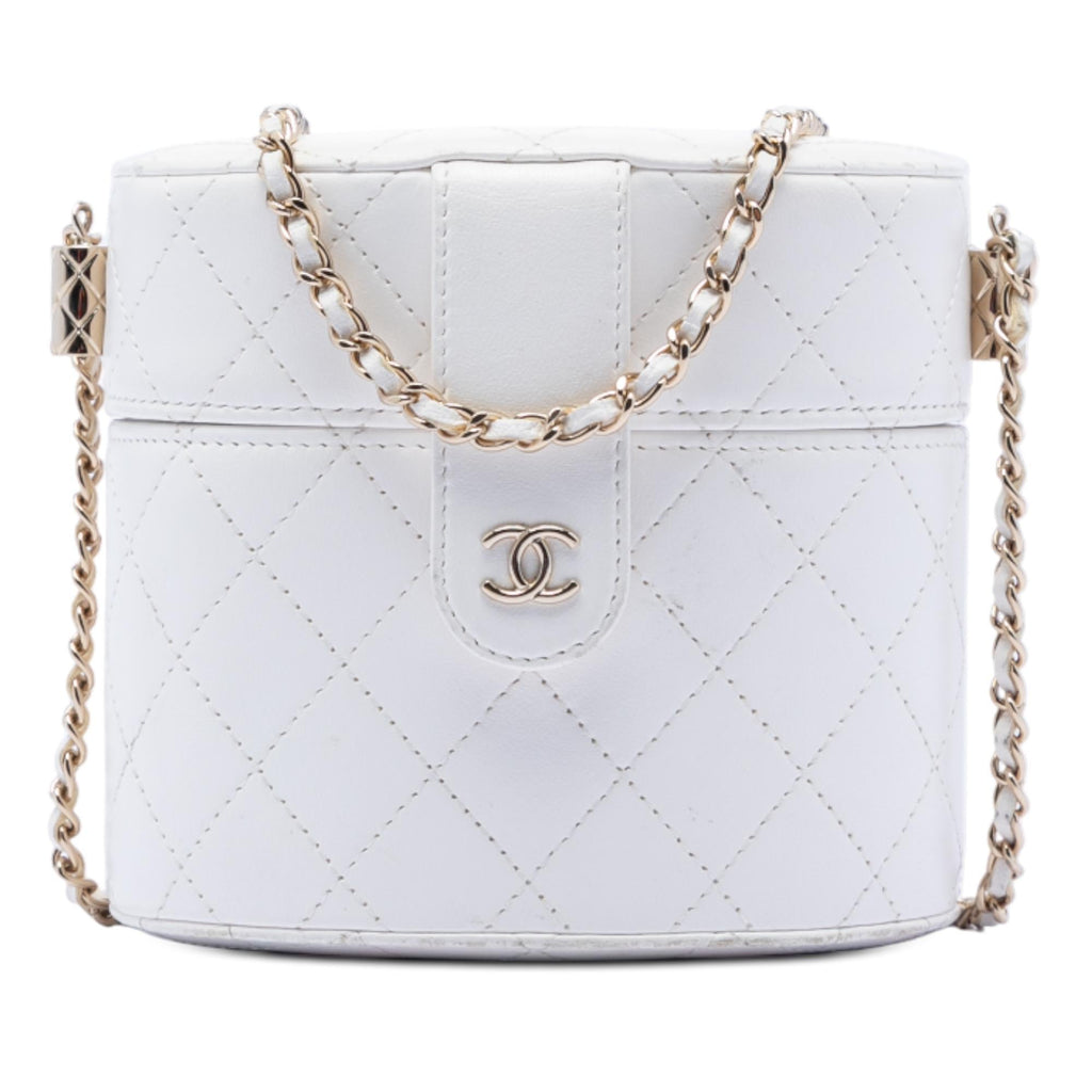 Chanel Small Quilted Lambskin CC Allure Vanity Case