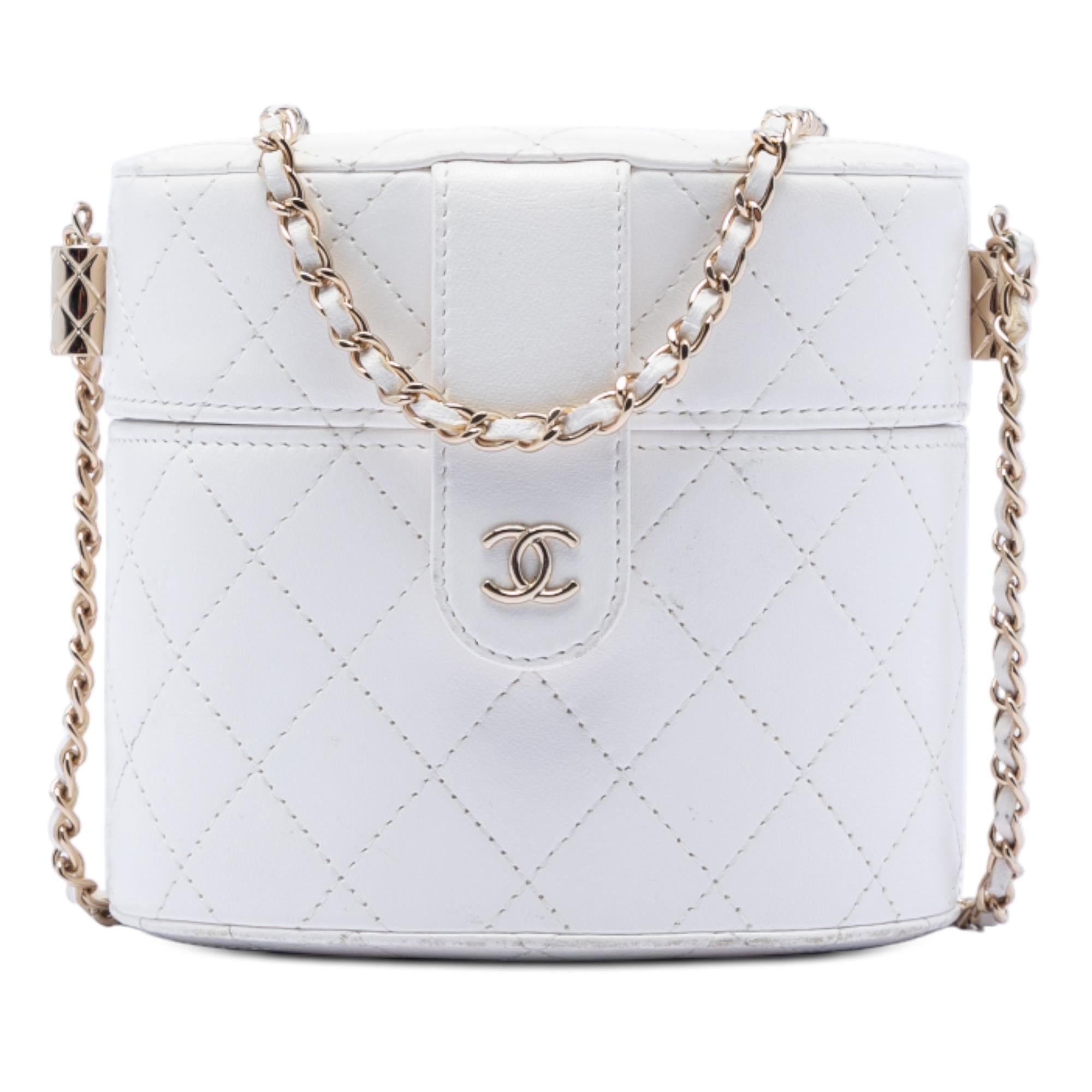 Chanel Small Quilted Lambskin CC Allure Vanity Case