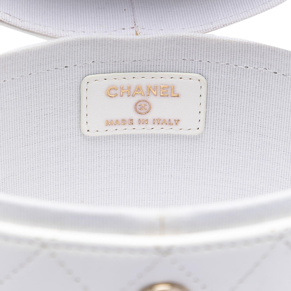 Chanel Small Quilted Lambskin CC Allure Vanity Case