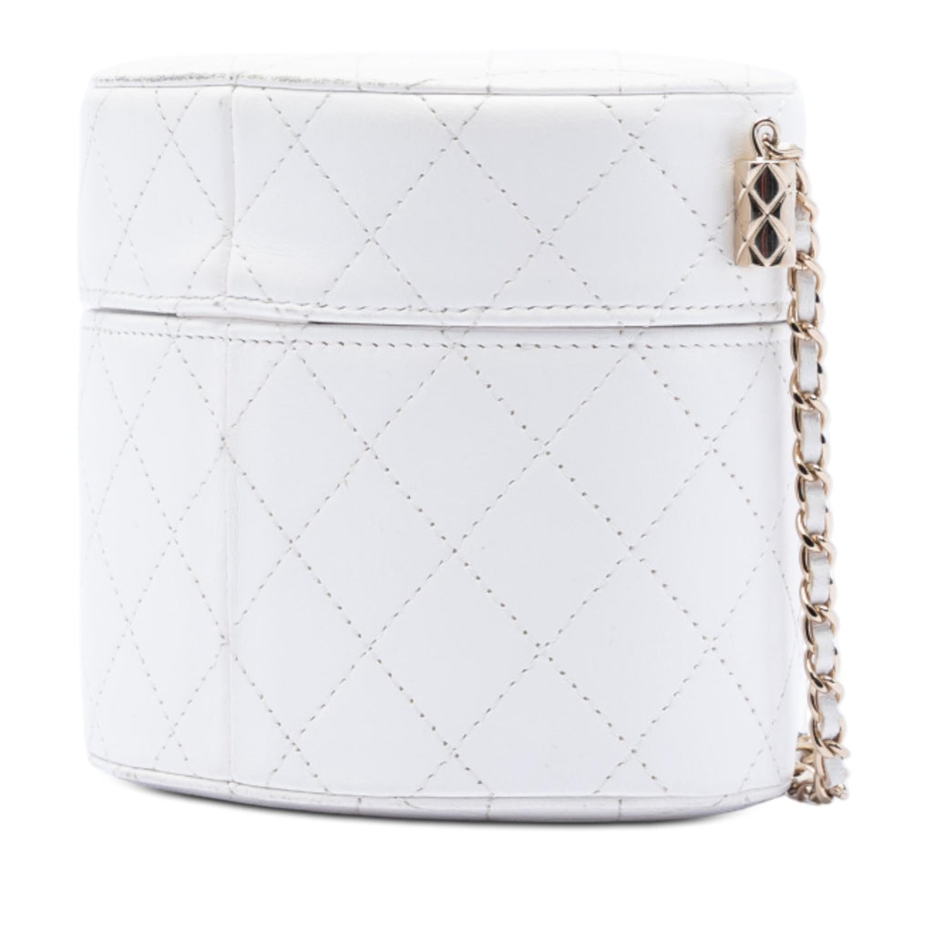 Chanel Small Quilted Lambskin CC Allure Vanity Case