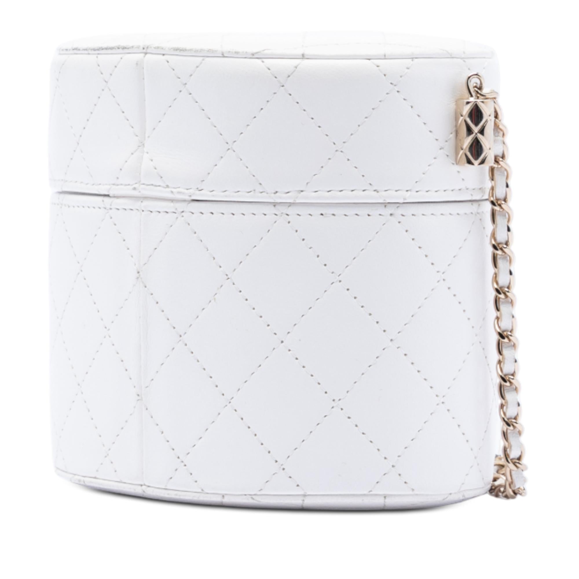 Chanel Small Quilted Lambskin CC Allure Vanity Case