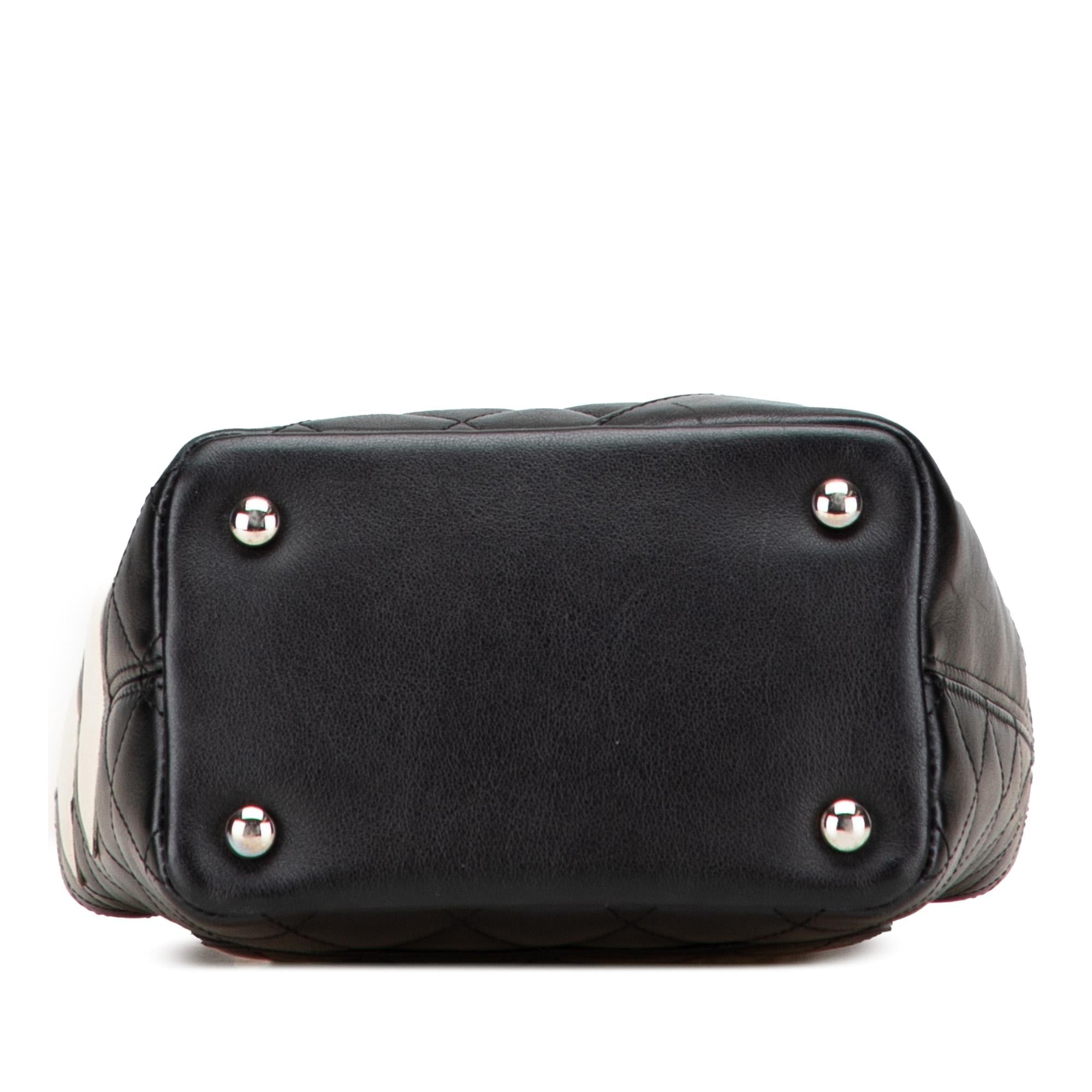 Chanel Small Quilted Lambskin Cambon Ligne Tote