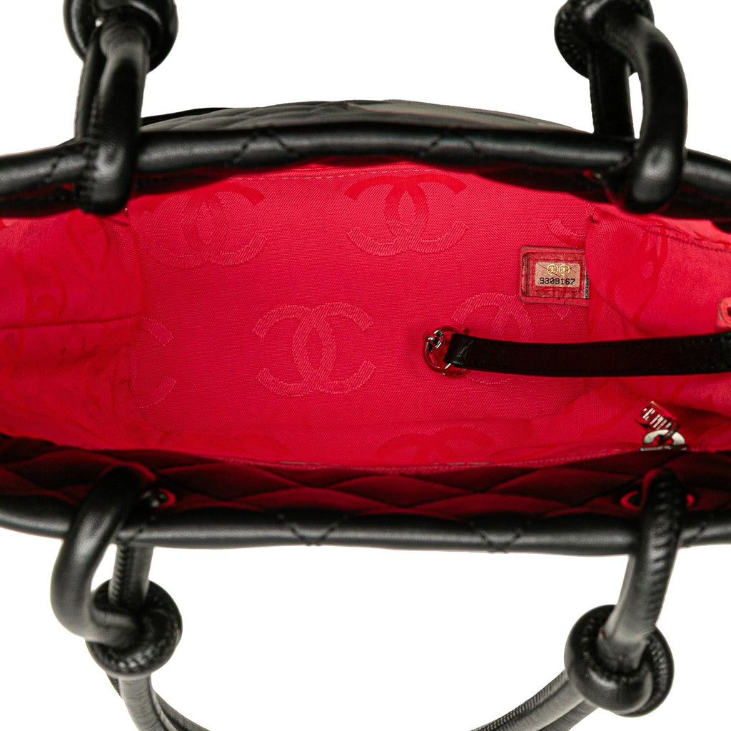 Chanel Small Quilted Lambskin Cambon Ligne Tote
