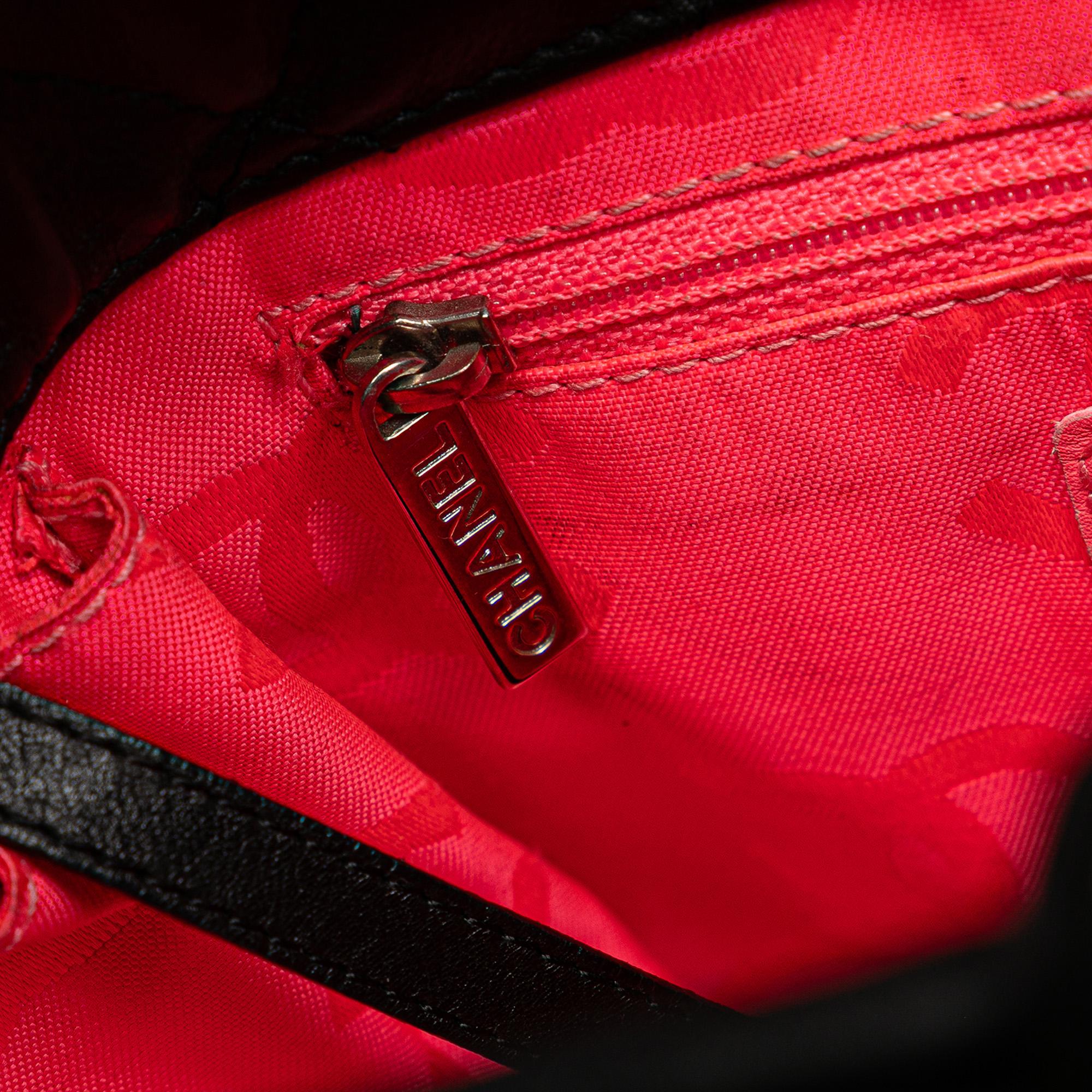 Chanel Small Quilted Lambskin Cambon Ligne Tote