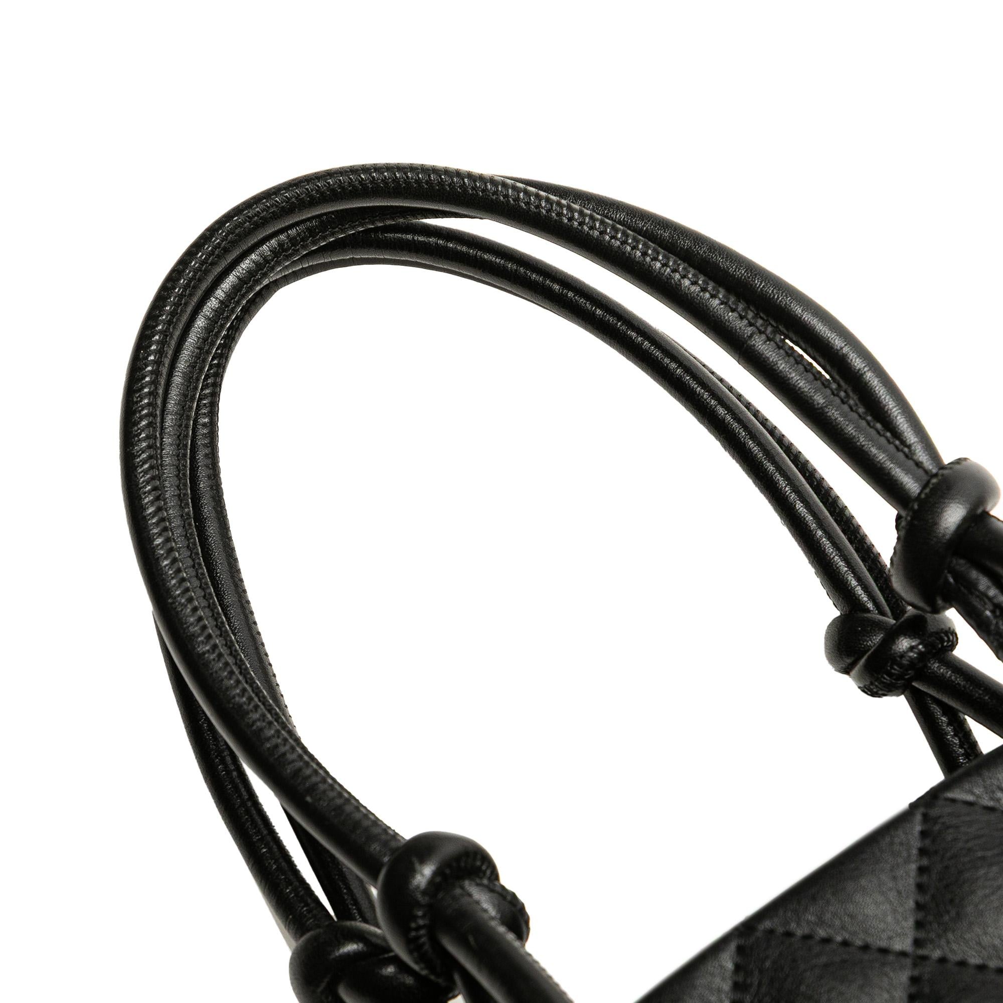 Chanel Small Quilted Lambskin Cambon Ligne Tote