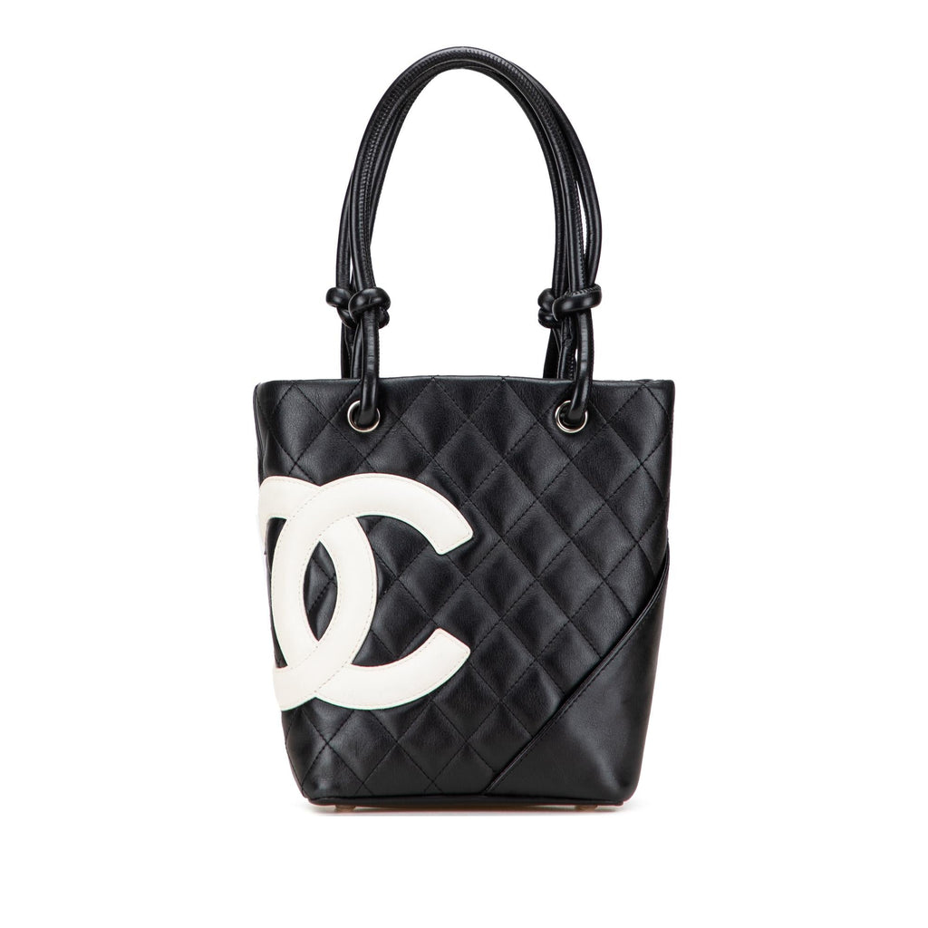 Chanel Small Quilted Lambskin Cambon Ligne Tote
