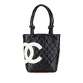 Chanel Small Quilted Lambskin Cambon Ligne Tote