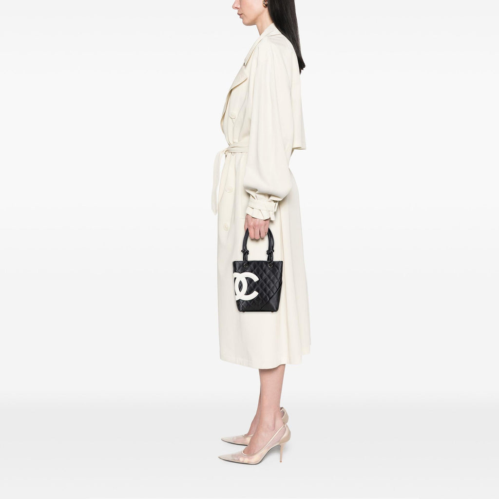 Chanel Small Quilted Lambskin Cambon Ligne Tote