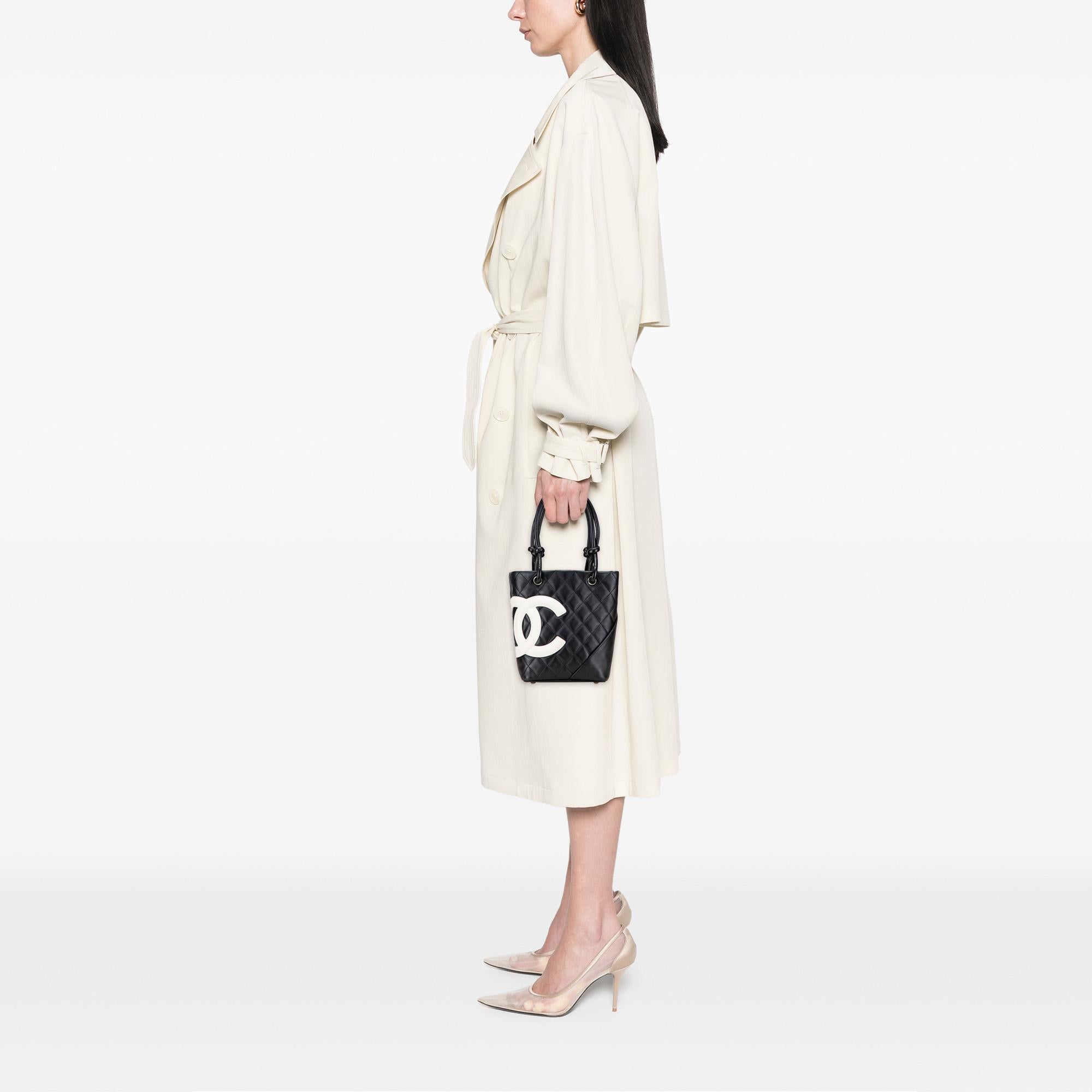 Chanel Small Quilted Lambskin Cambon Ligne Tote