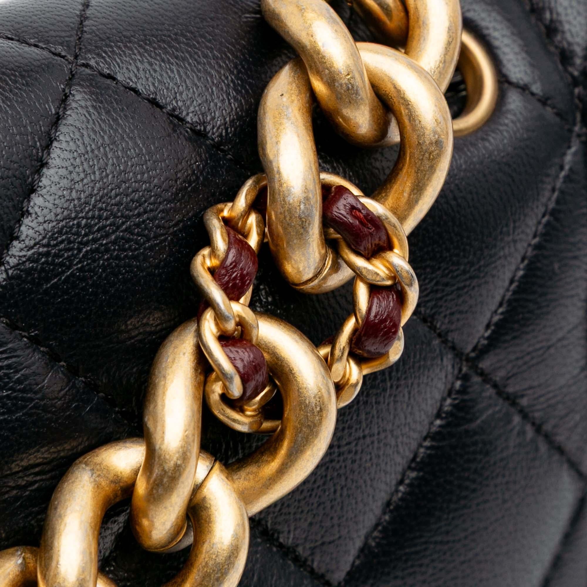 Chanel Small Quilted Lambskin Chain Link Flap
