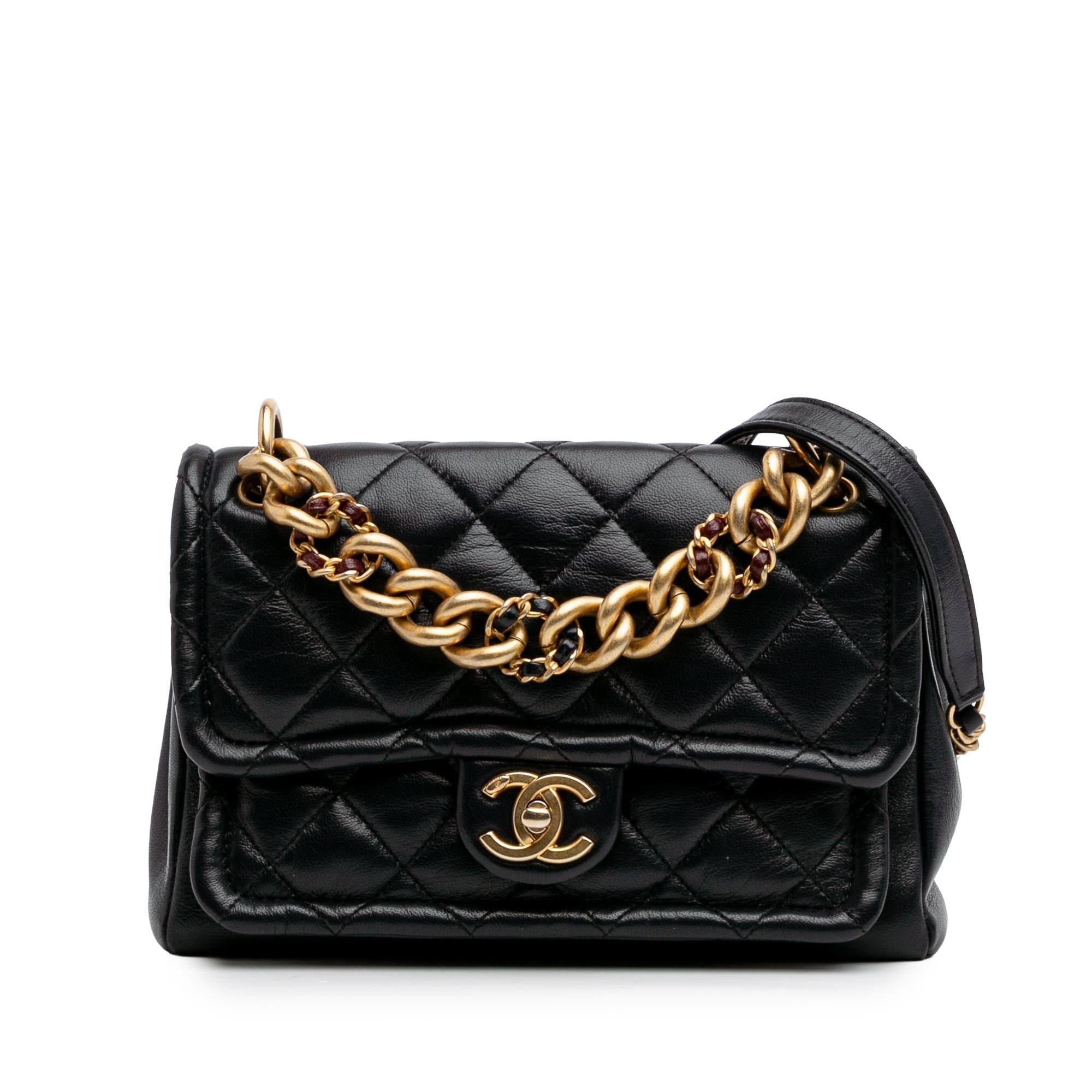 Chanel Small Quilted Lambskin Chain Link Flap