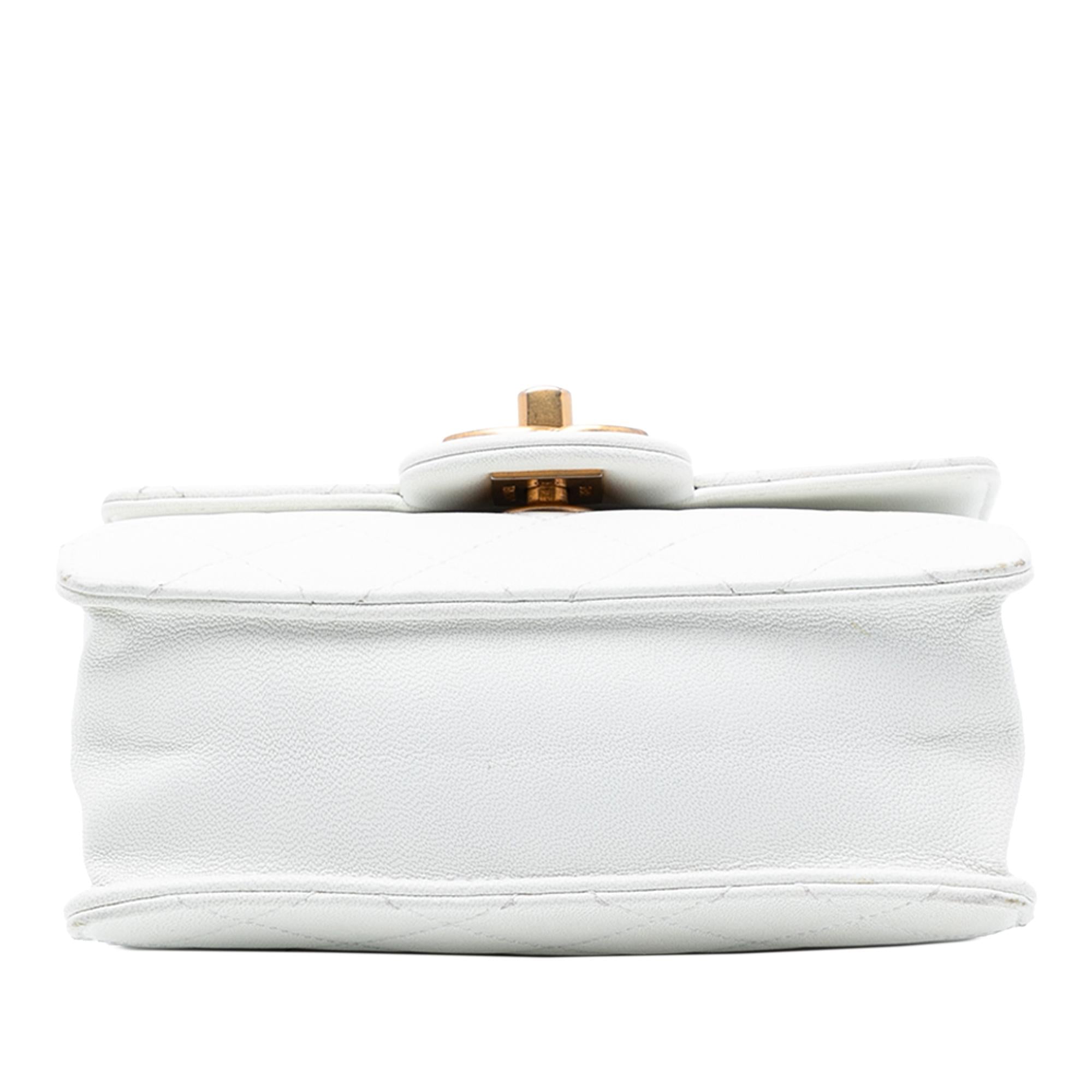 Chanel Small Quilted Lambskin Chic Pearls Flap