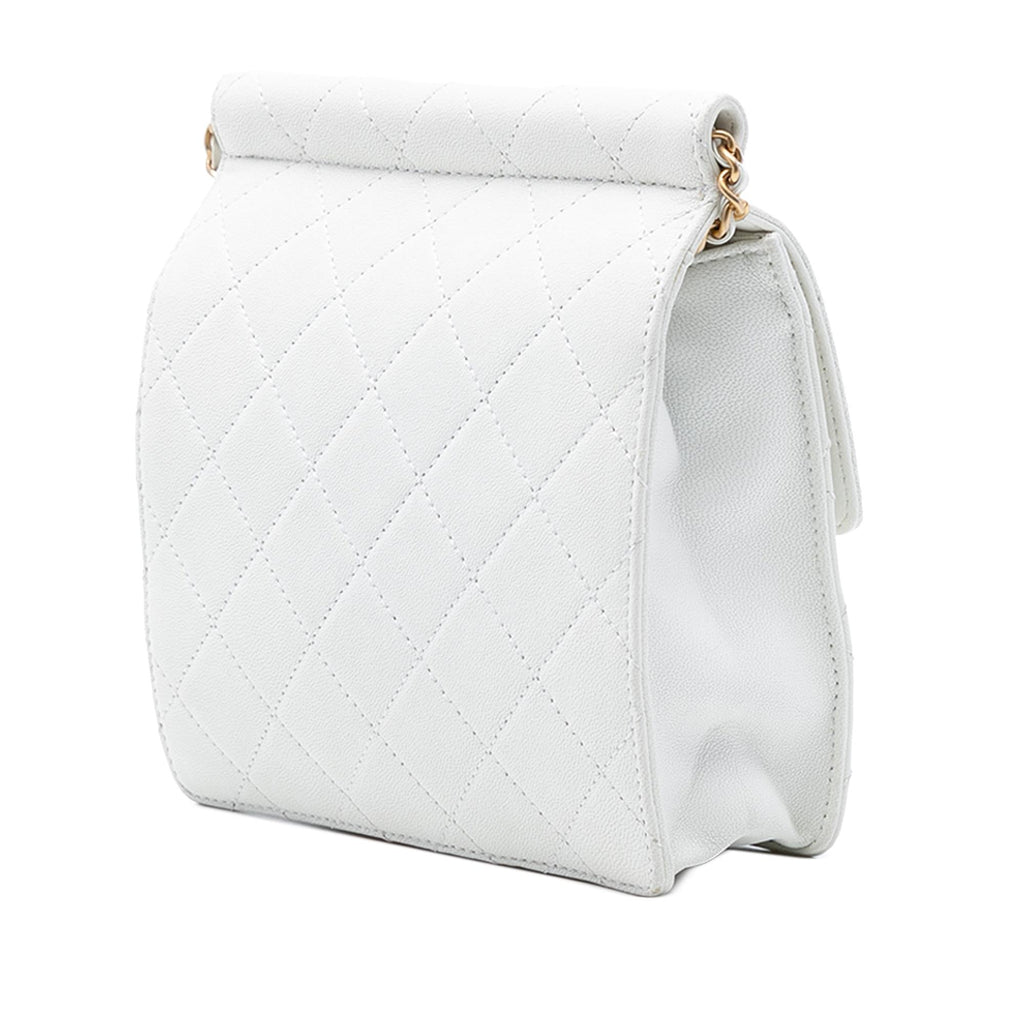 Chanel Small Quilted Lambskin Chic Pearls Flap