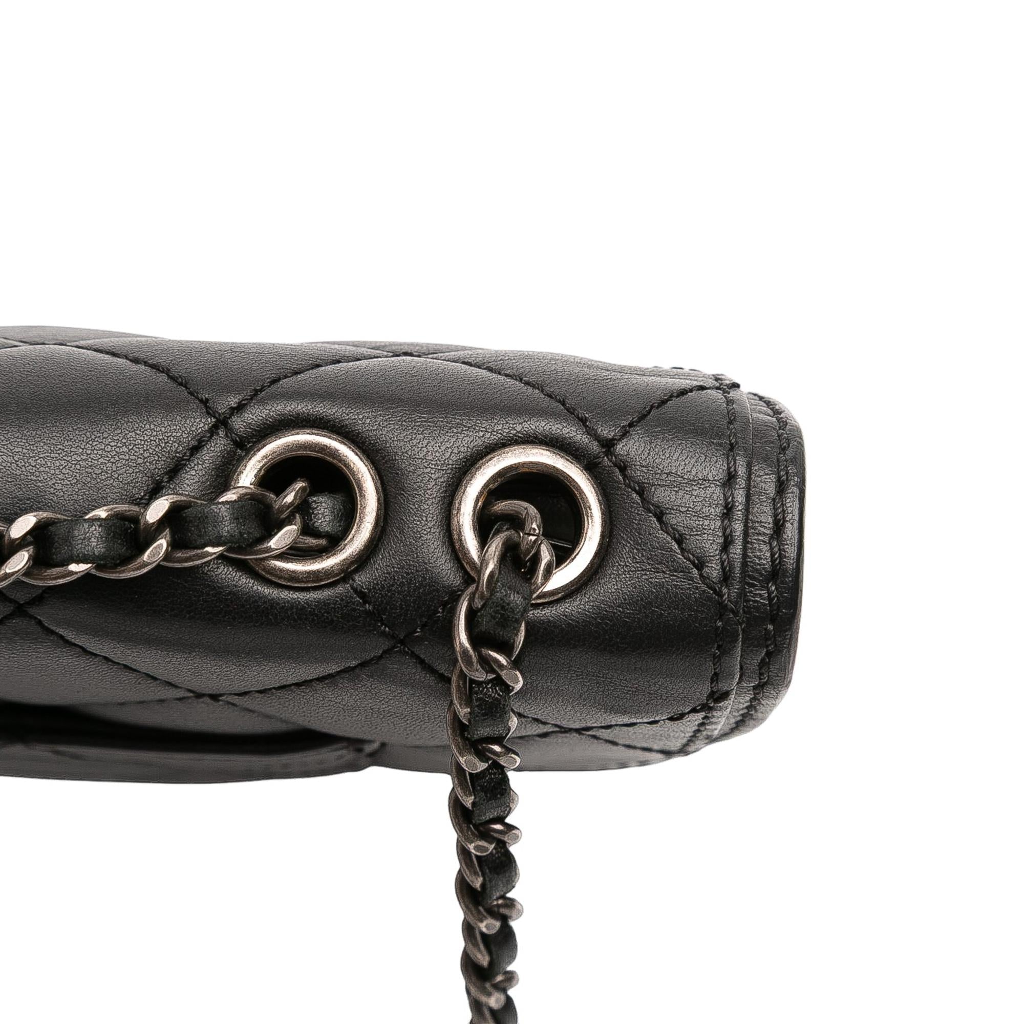 Chanel Small Quilted Lambskin Citizen Zip Flap