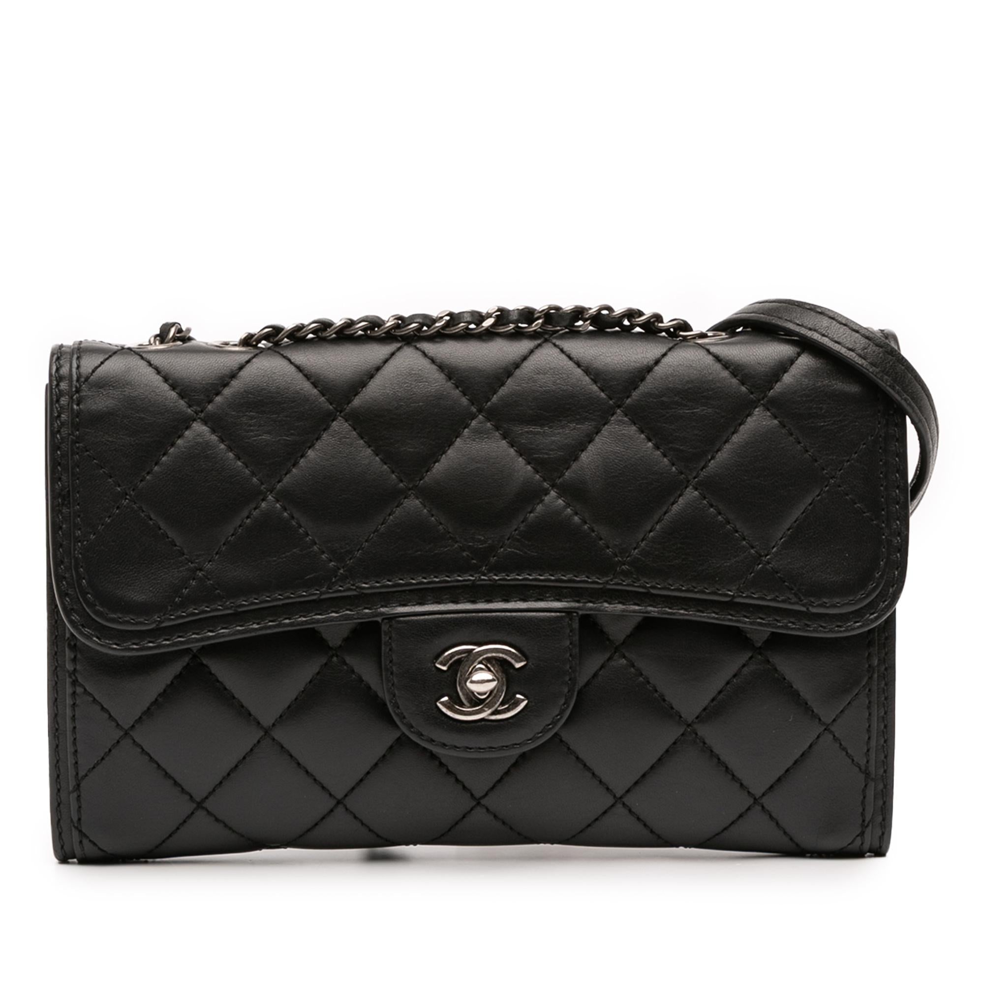 Chanel Small Quilted Lambskin Citizen Zip Flap