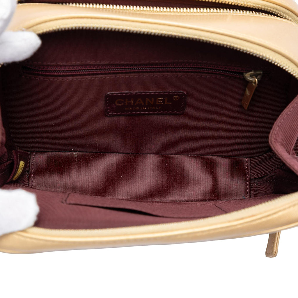 Chanel Small Quilted Lambskin Coco Boy Camera Bag
