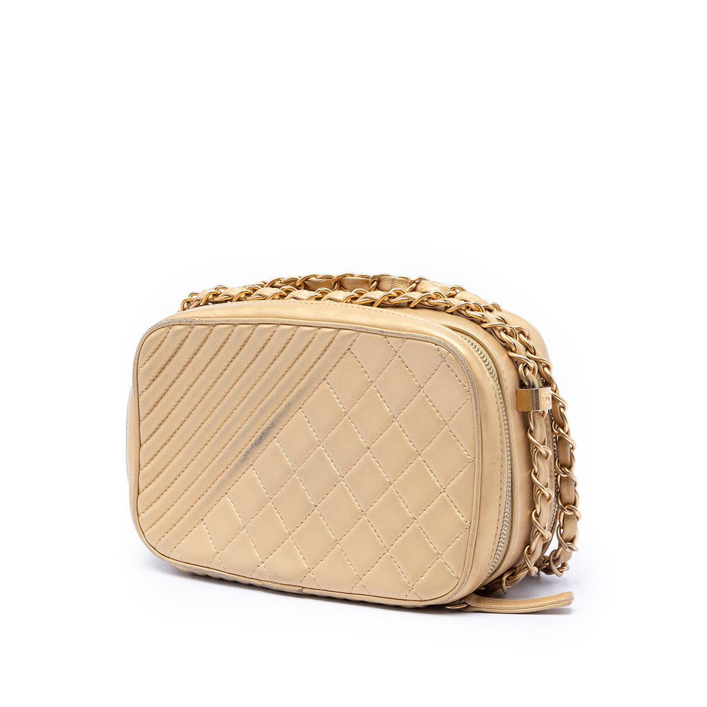Chanel Small Quilted Lambskin Coco Boy Camera Bag