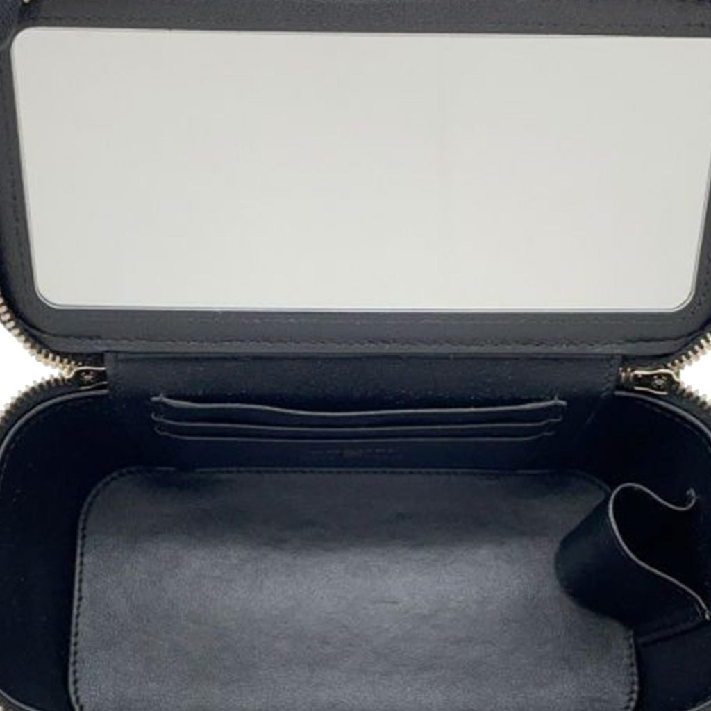Chanel Small Quilted Lambskin Coco Casino Vanity Case With Chain