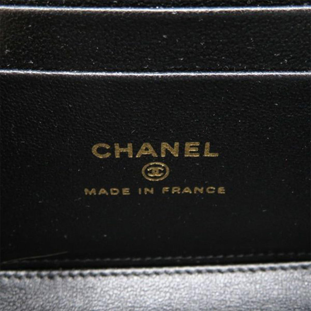 Chanel Small Quilted Lambskin Coco Casino Vanity Case With Chain