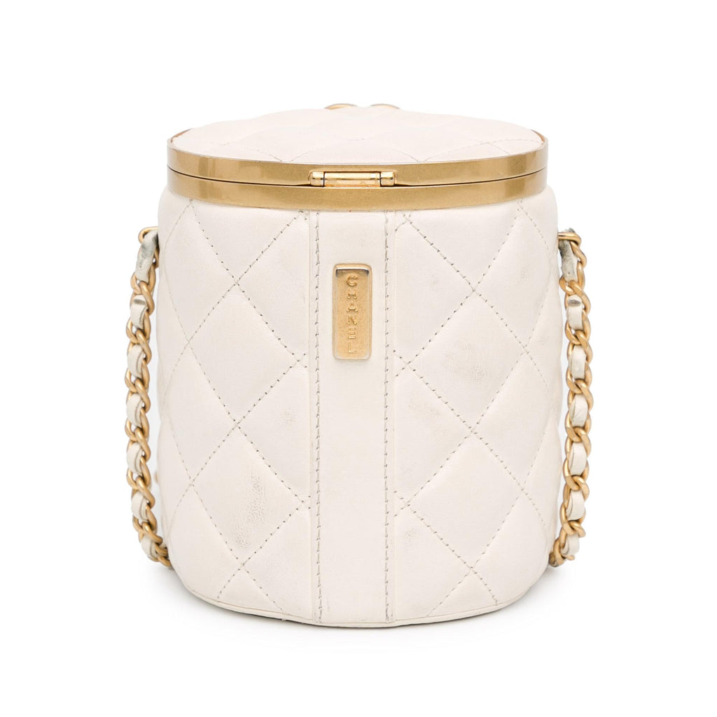 Chanel Small Quilted Lambskin Crown Box Bag (SHG-SRTV1w)
