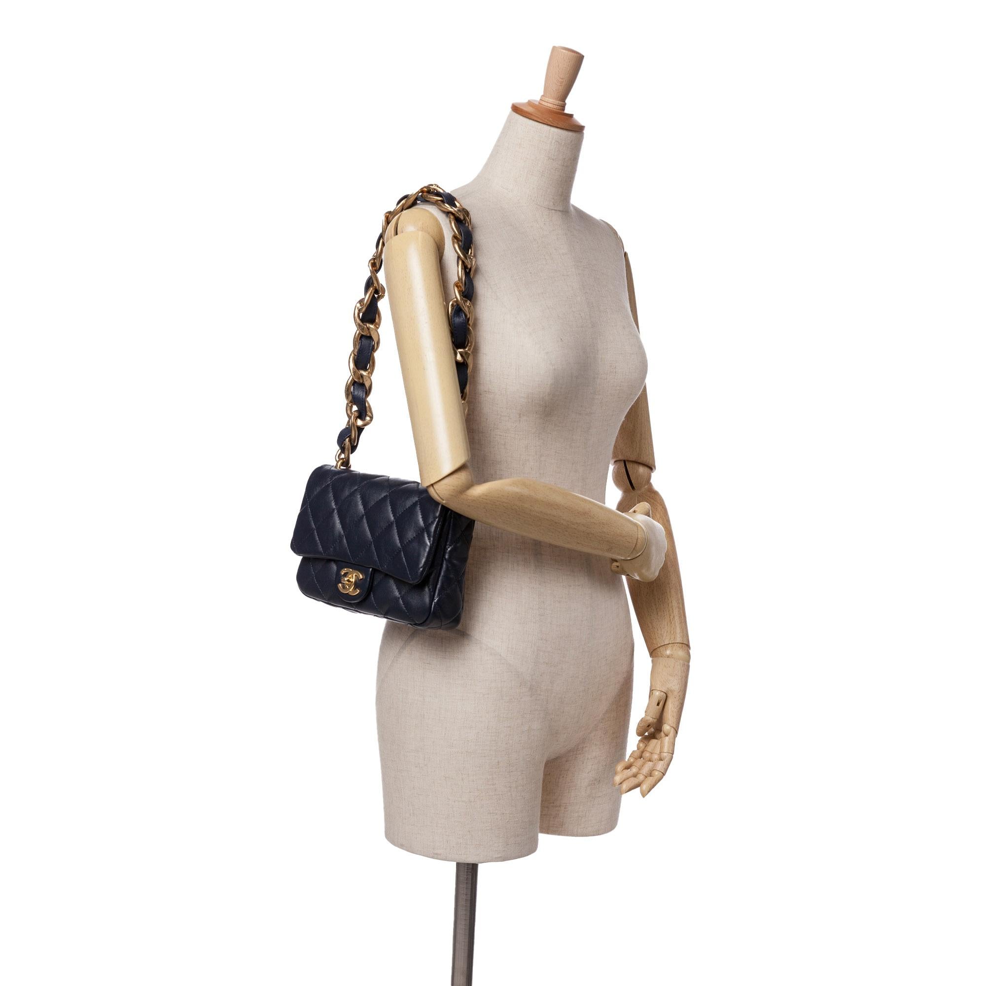 Chanel Small Quilted Lambskin Funky Town Flap