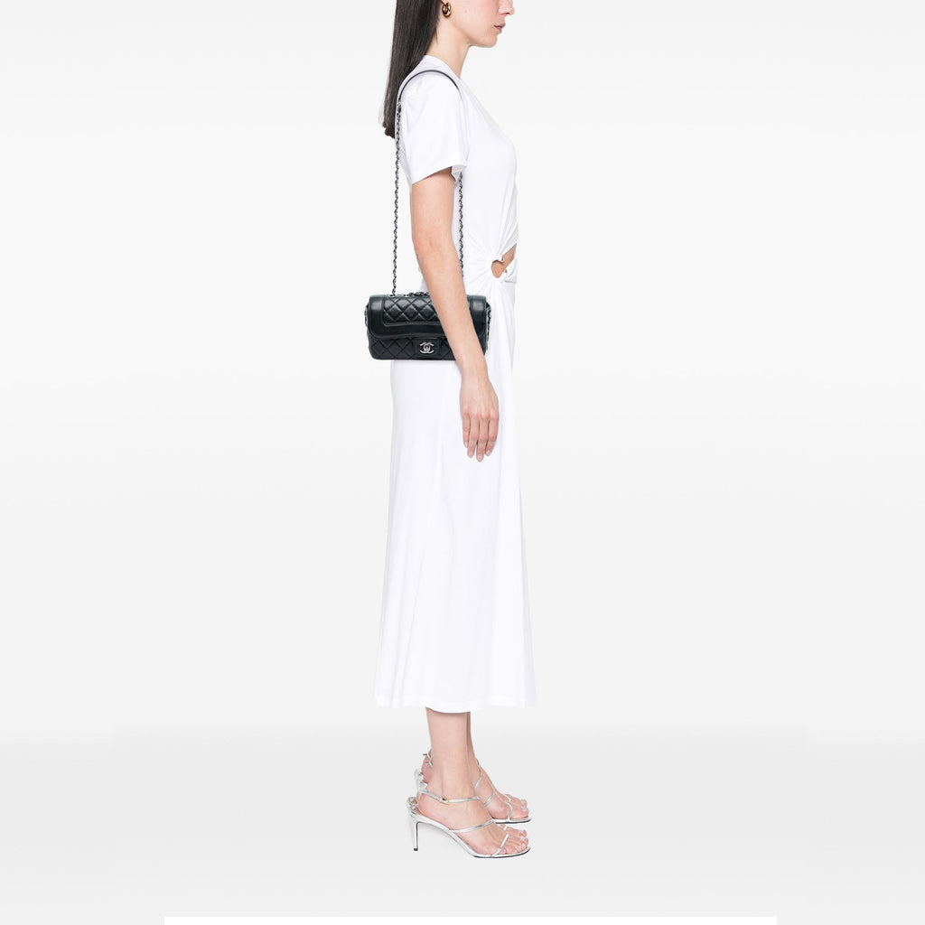 Chanel Small Quilted Lambskin Mademoiselle Chic Flap