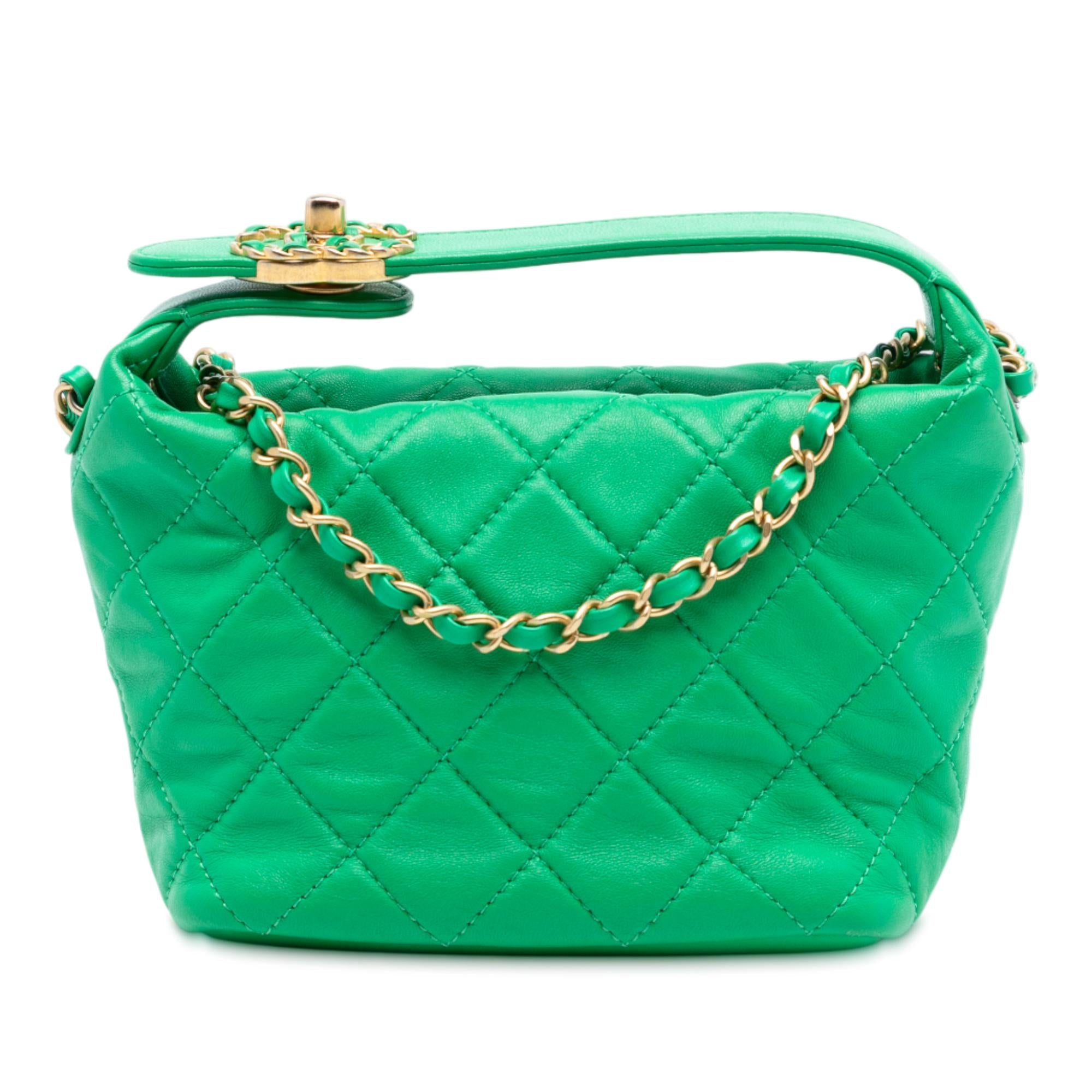 Chanel Small Quilted Lambskin Perfect Meeting Hobo