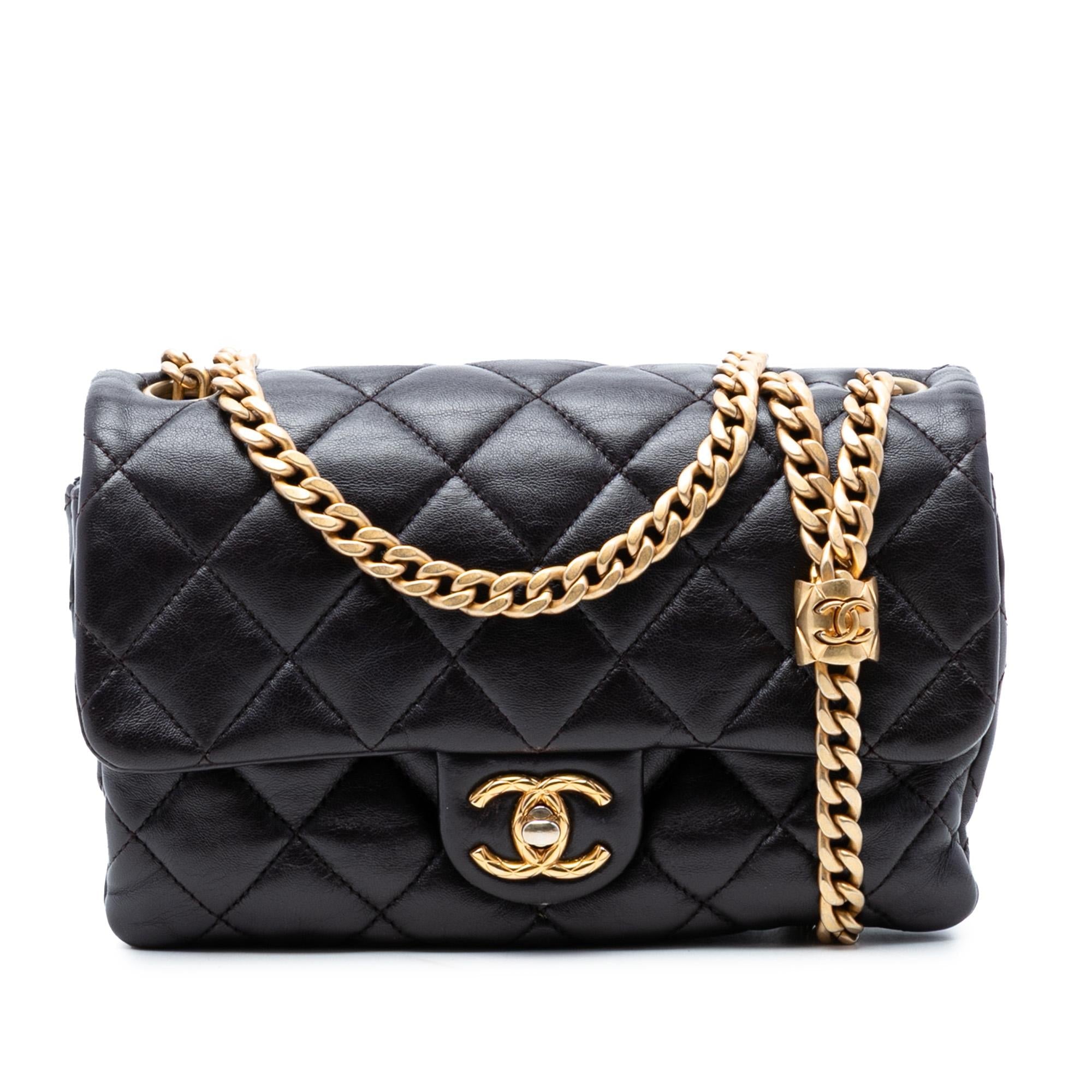 Chanel Small Quilted Lambskin Pillow Crush Flap