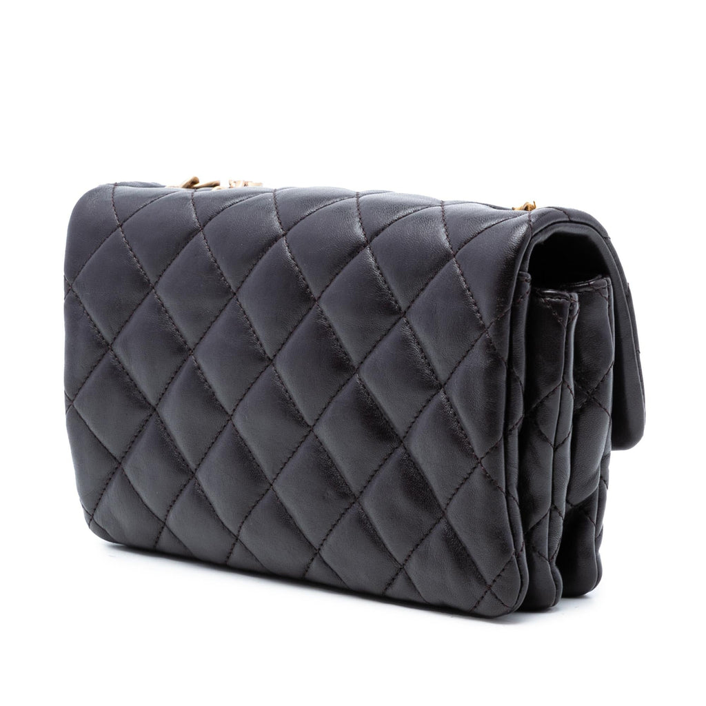Chanel Small Quilted Lambskin Pillow Crush Flap