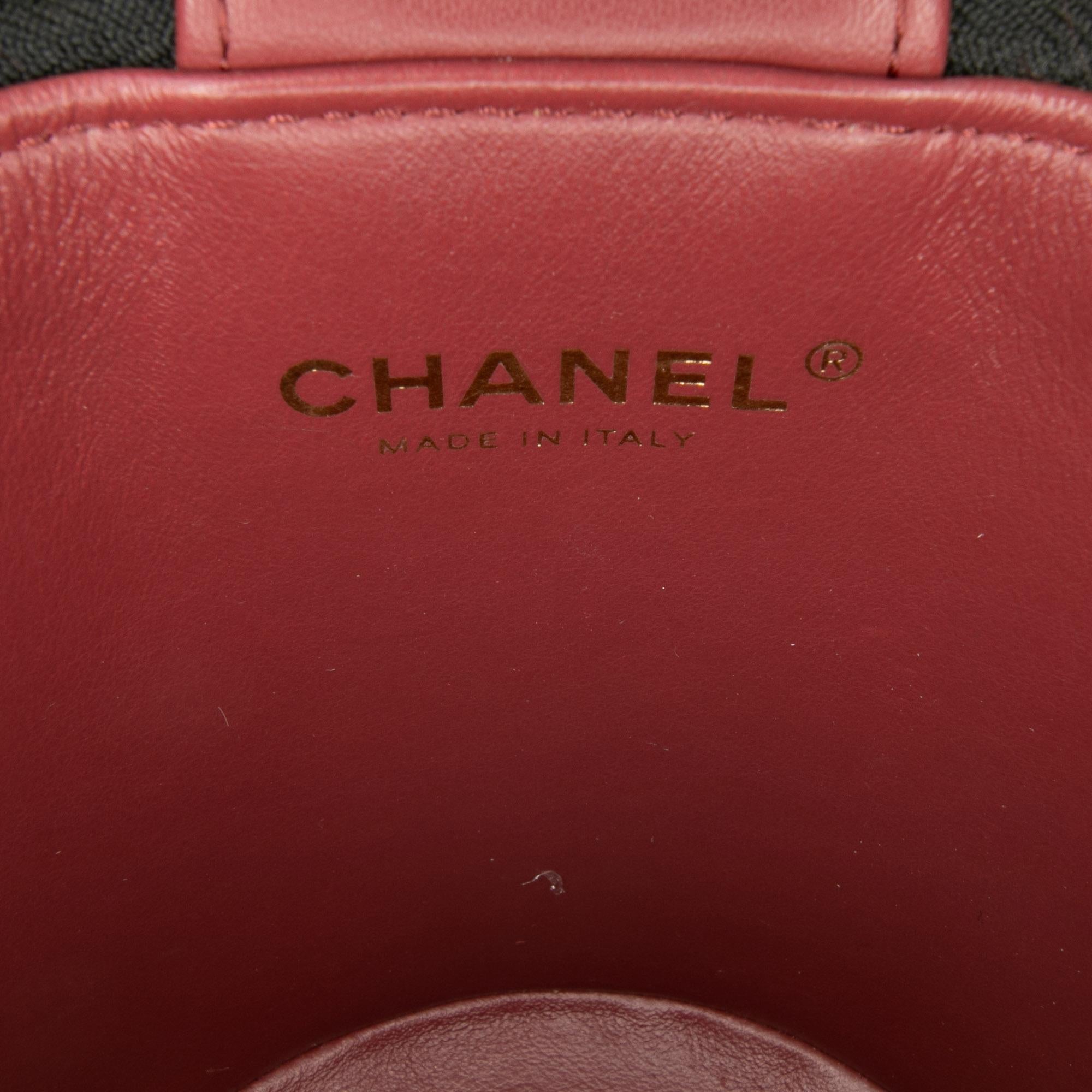 Chanel Small Quilted Lambskin Side Note Vanity Case