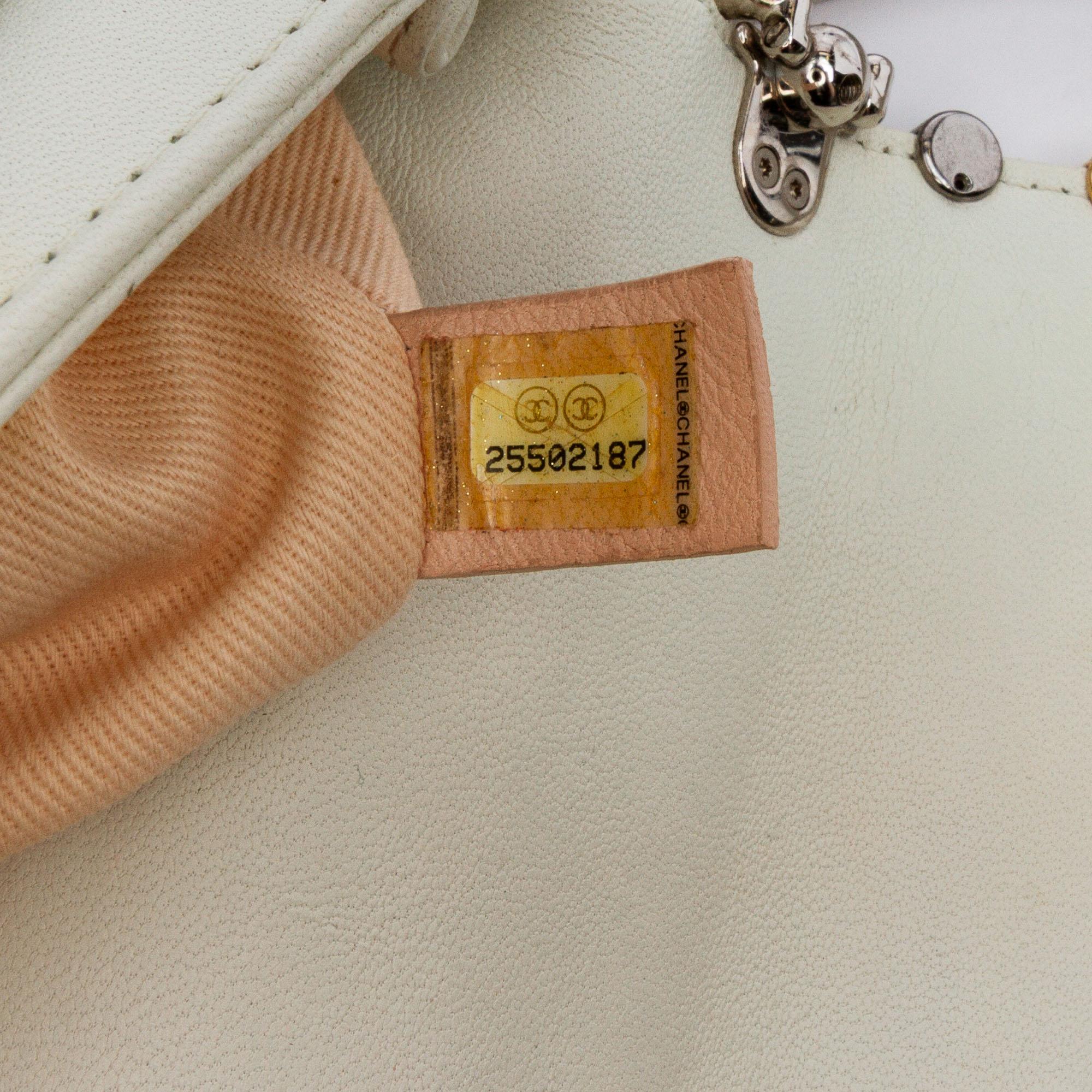 Chanel Small Quilted Lambskin Studded Bubble Flap