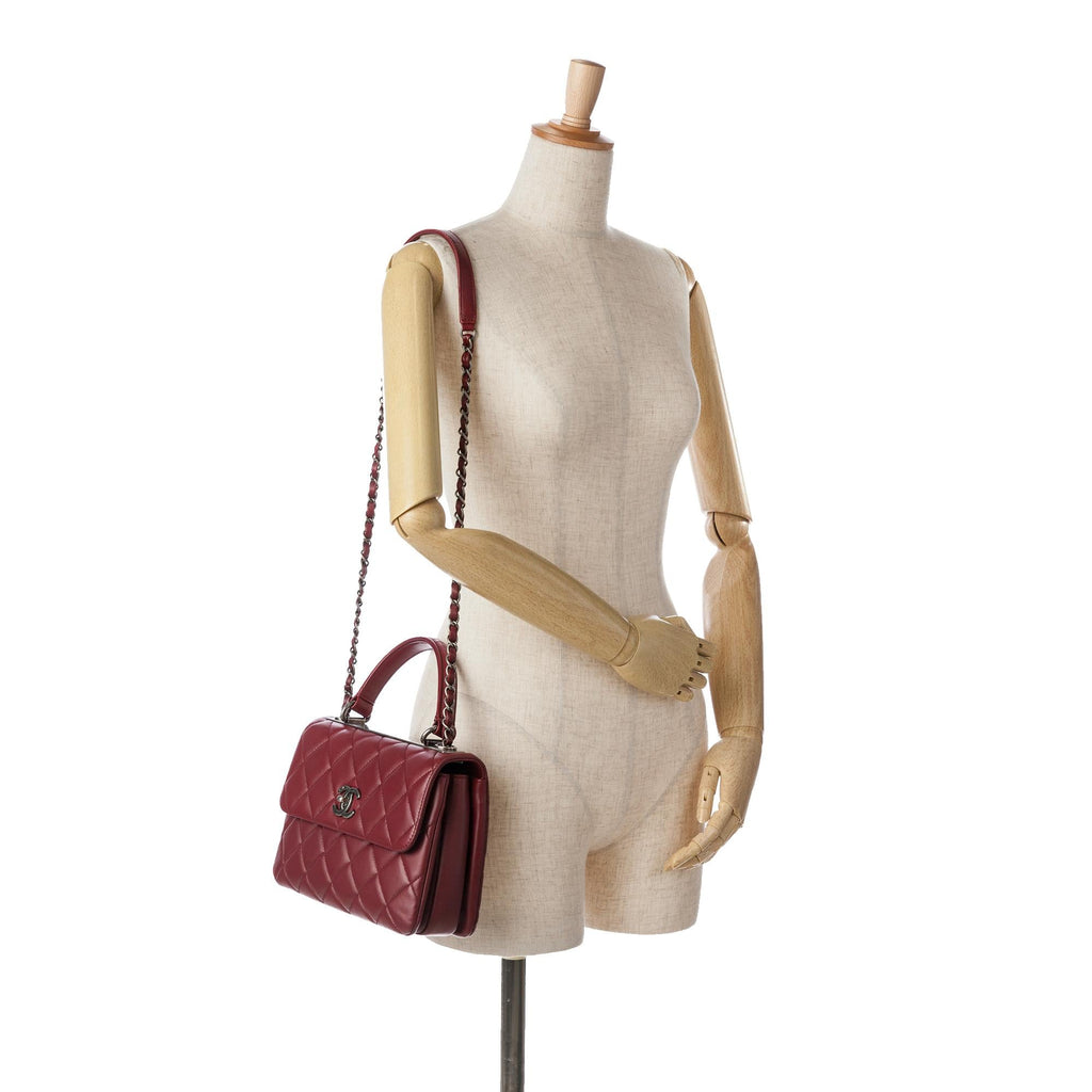 Chanel Small Quilted Lambskin Trendy CC Flap (SHG-q7W76g)
