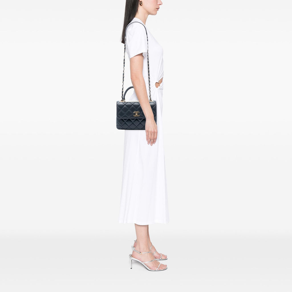 Chanel Small Quilted Lambskin Trendy CC Top Handle Flap