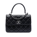 Chanel Small Quilted Lambskin Trendy CC Top Handle Flap