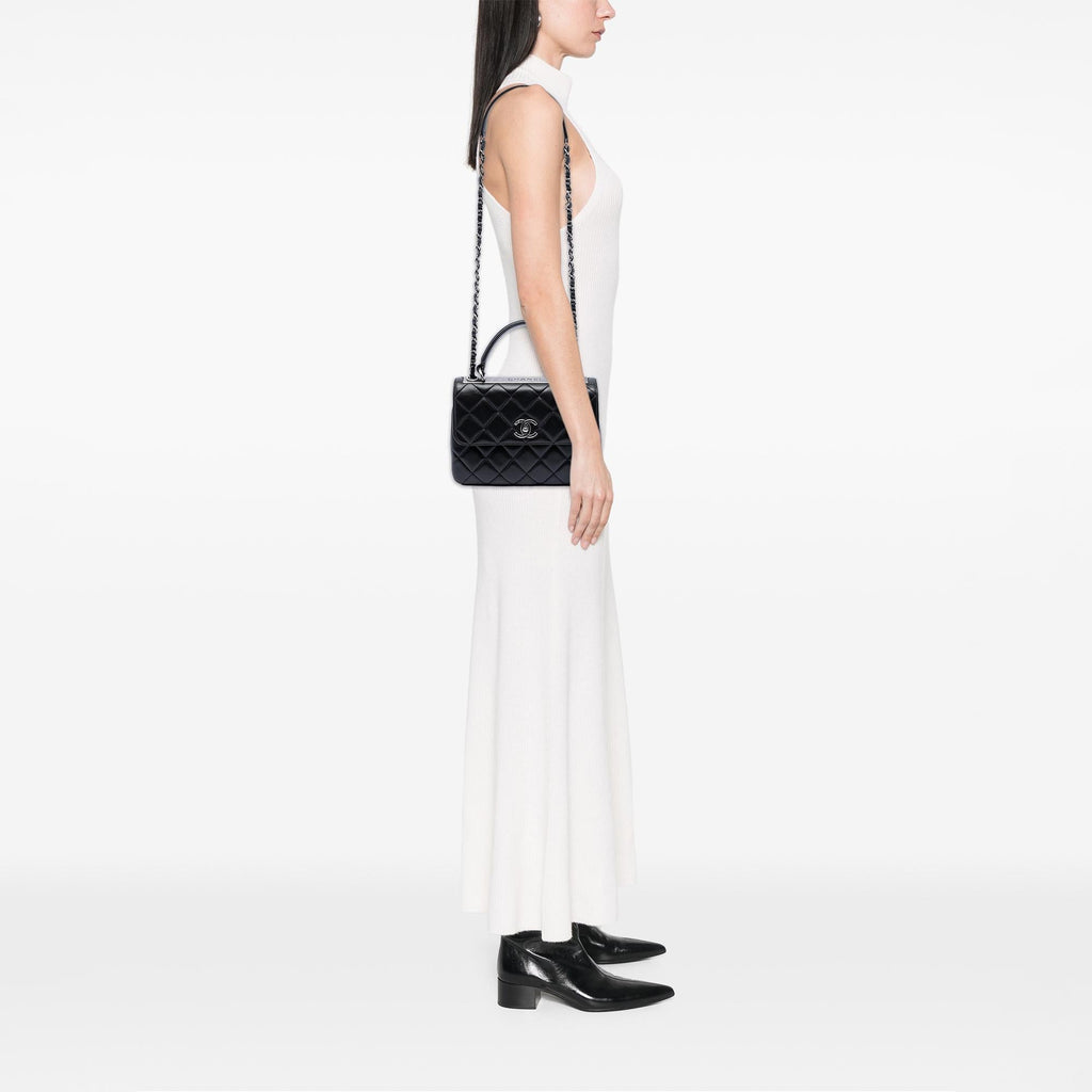 Chanel Small Quilted Lambskin Trendy CC Top Handle Flap