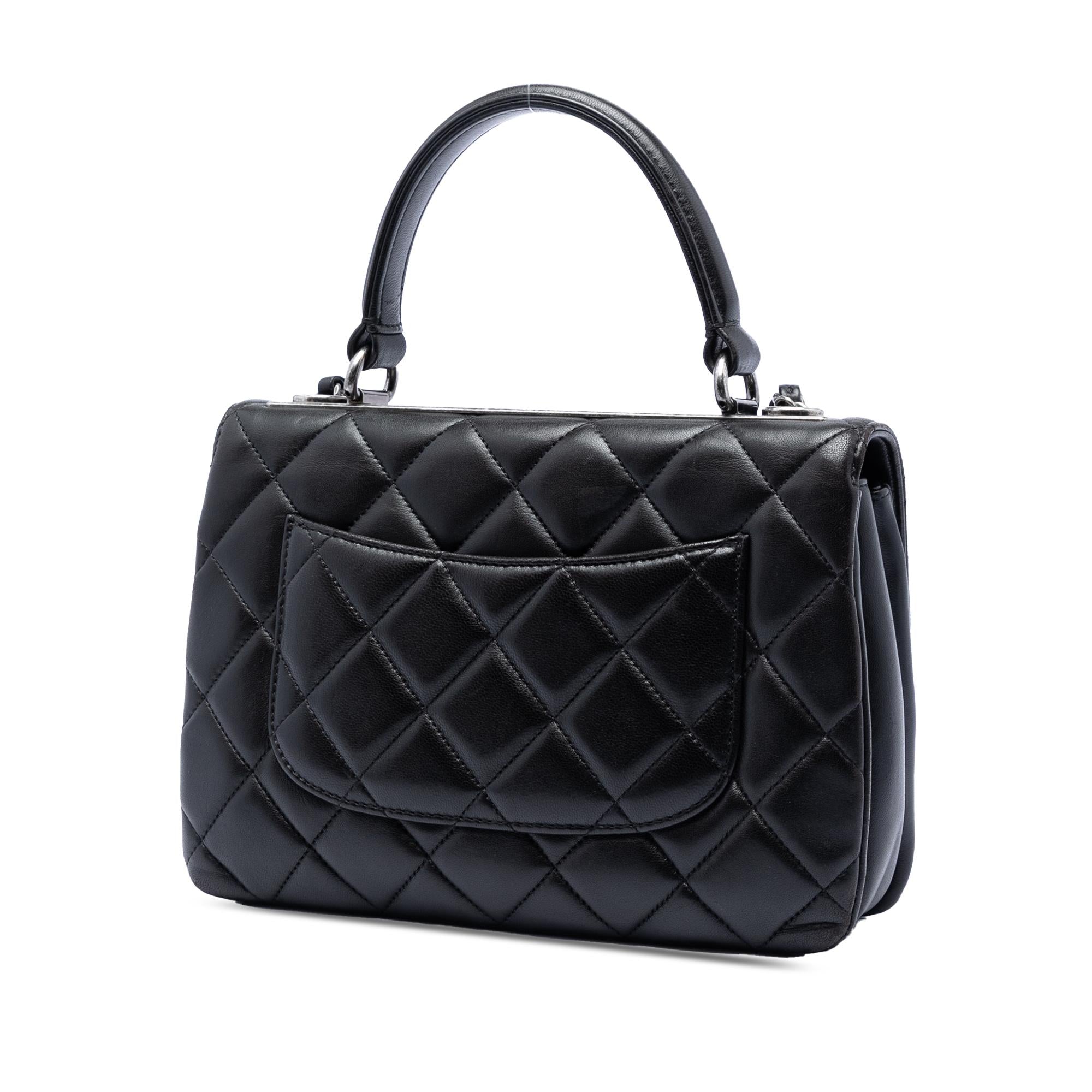 Chanel Small Quilted Lambskin Trendy CC Top Handle Flap