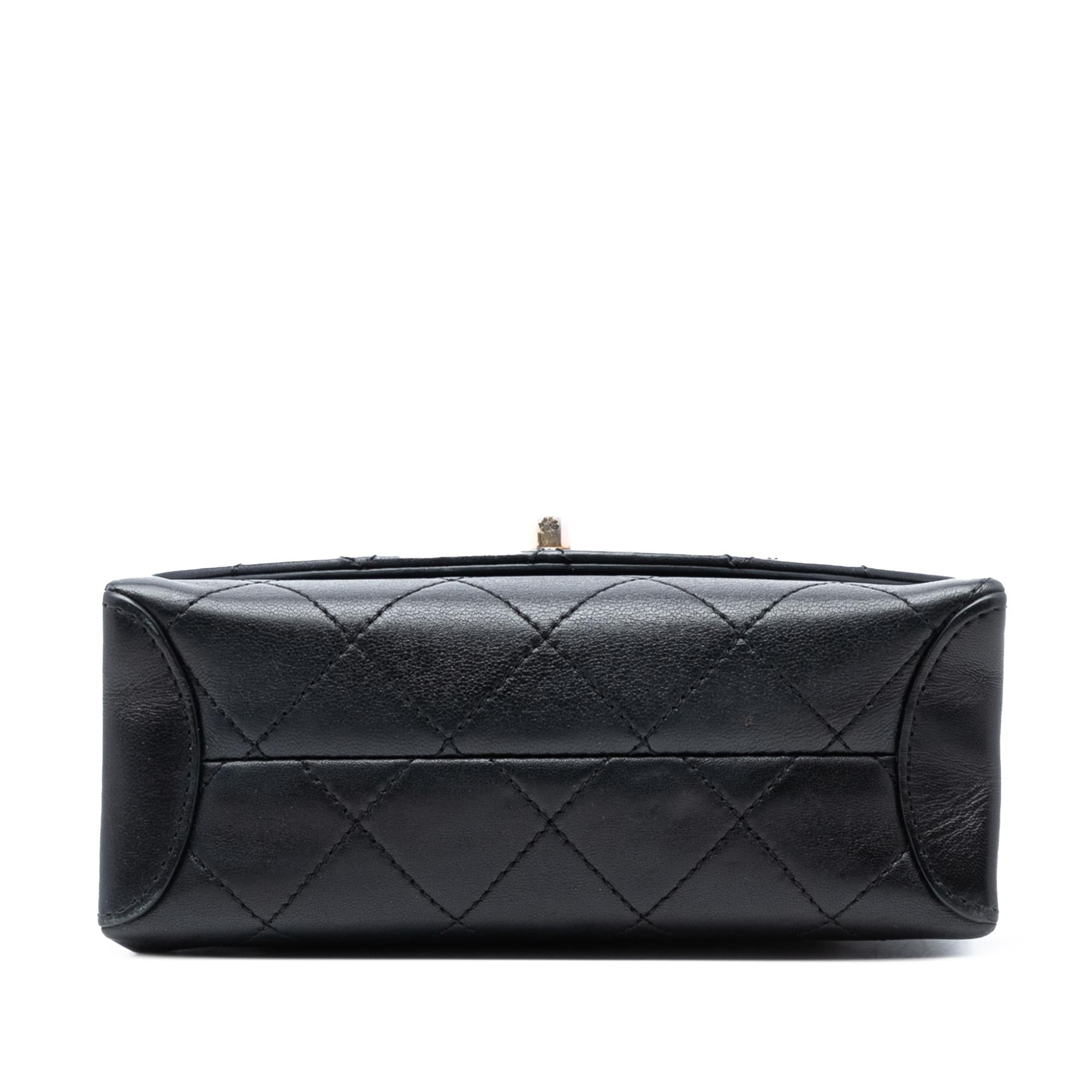Chanel Small Quilted Lambskin Trendy Spirit Top Handle Bag