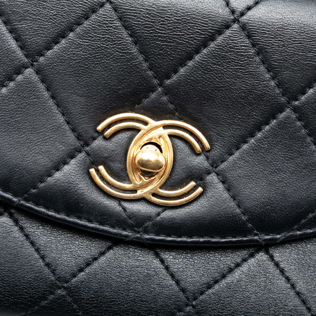 Chanel Small Quilted Lambskin Trendy Spirit Top Handle Bag