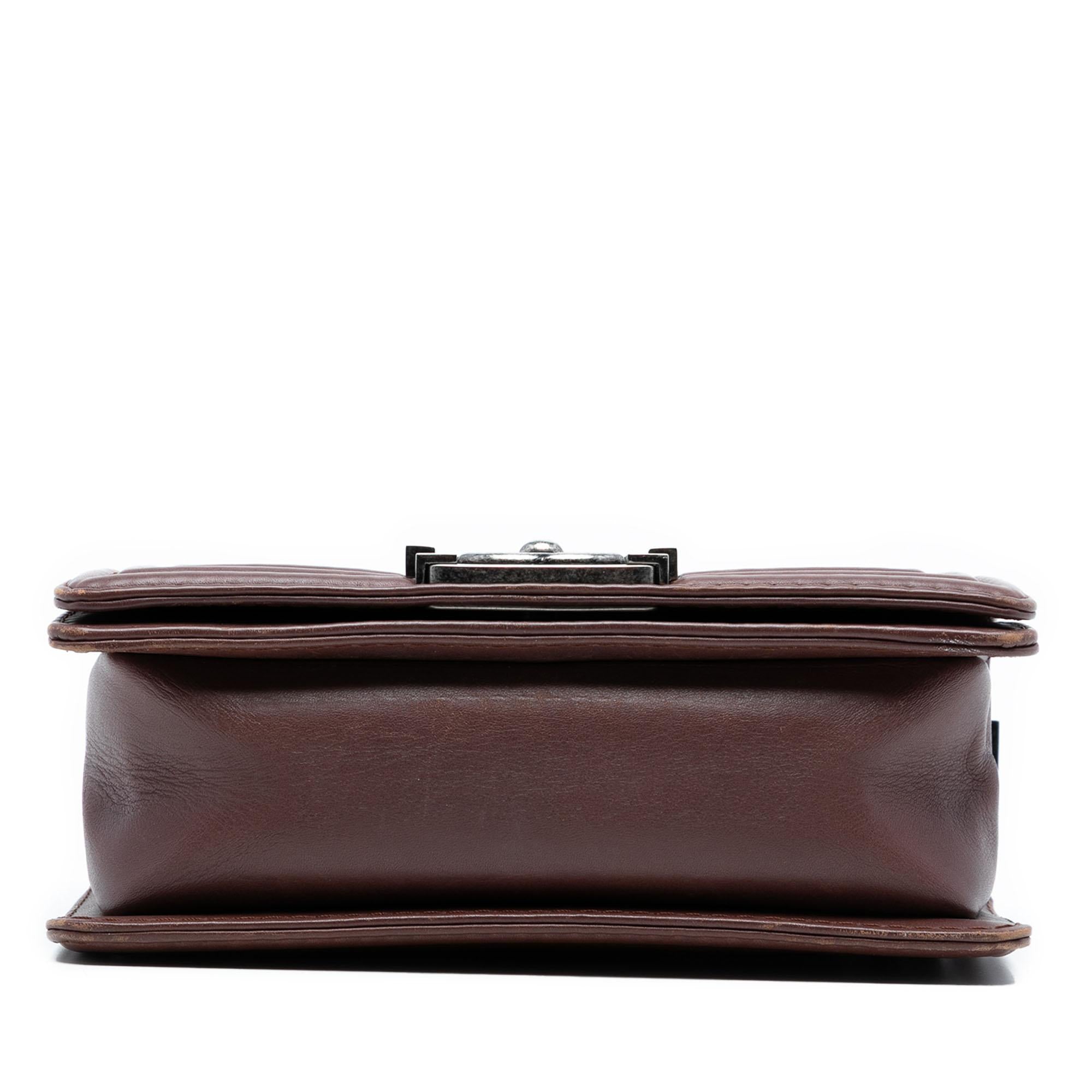 Chanel Small Quilted Lambskin Wild Stitch Boy Flap