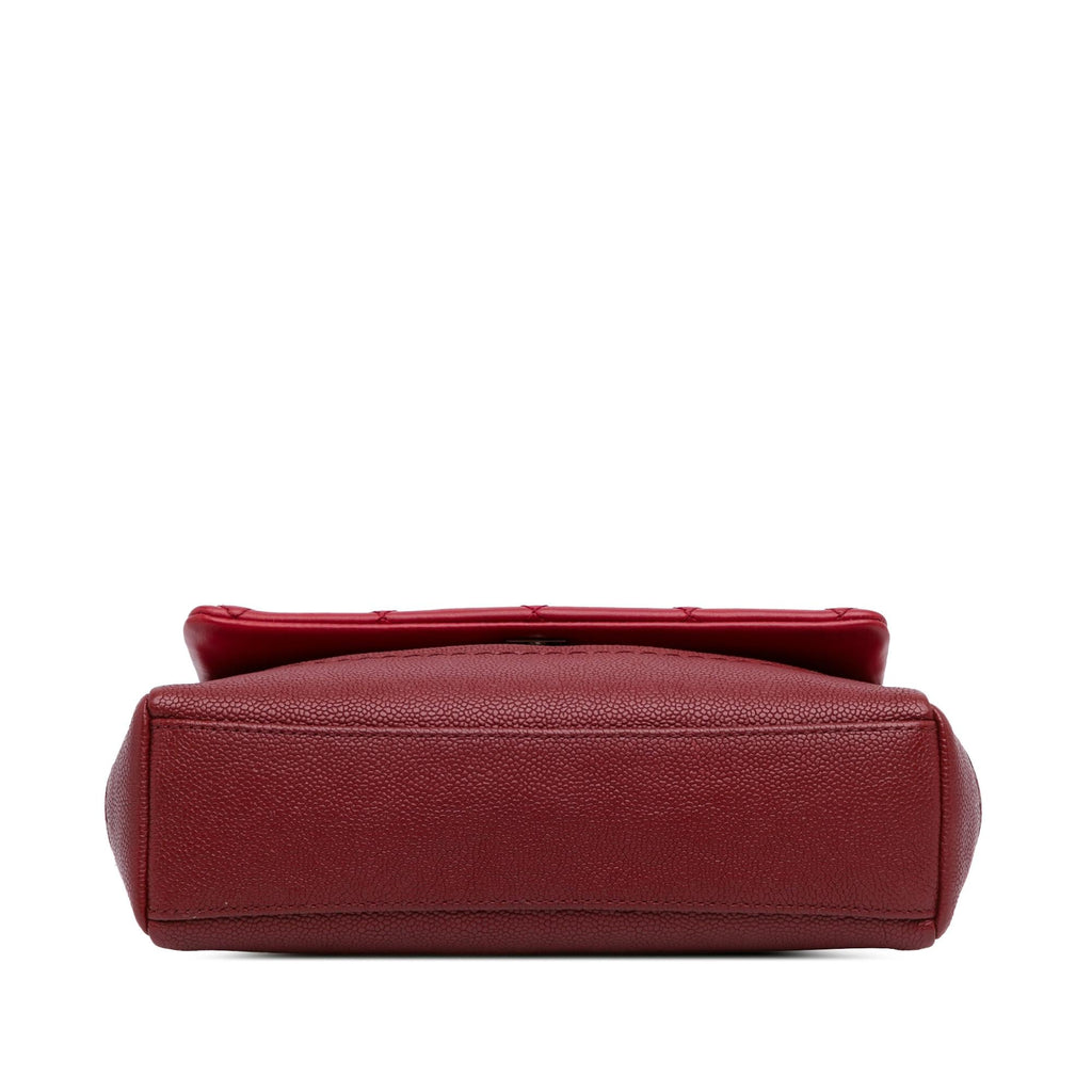 Chanel Small Quilted Lambskin and Caviar Bi Coco Flap (SHG-Vfboid)