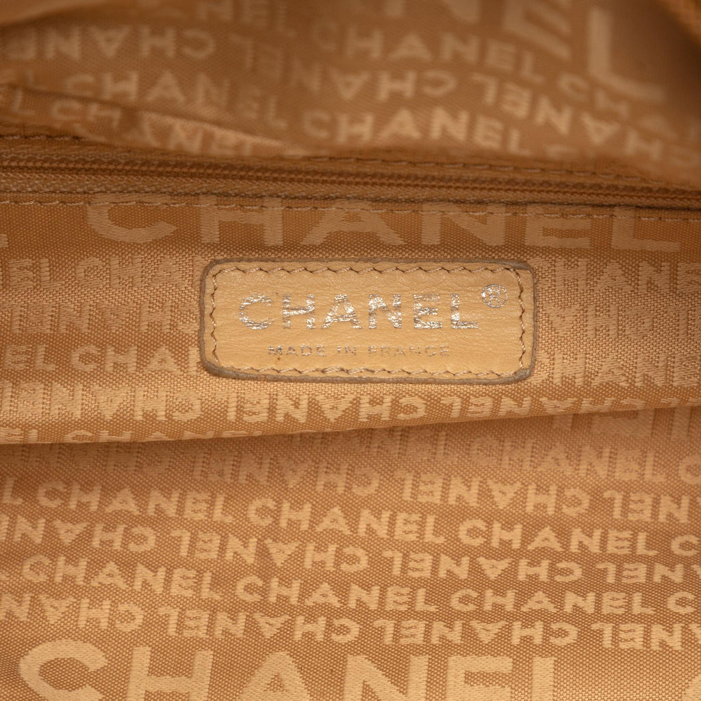 Chanel Small Quilted Metallic Calfskin Le Marais Bowler Bag
