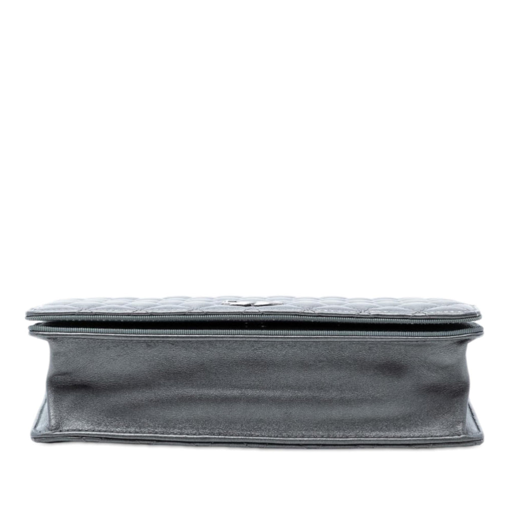 Chanel Small Quilted Metallic Lambskin Ballerine Flap