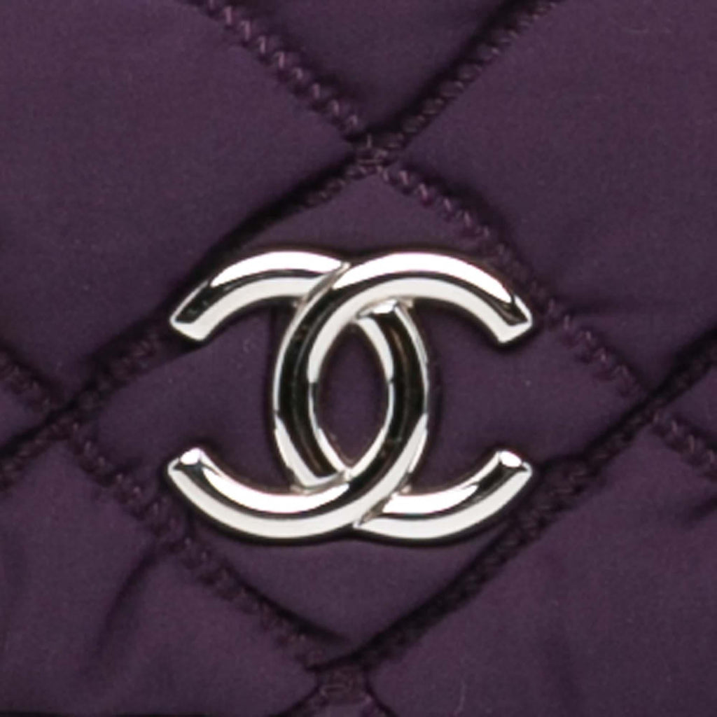 Chanel Small Quilted Nylon Bubble Flap (SHG-r6sHt1)
