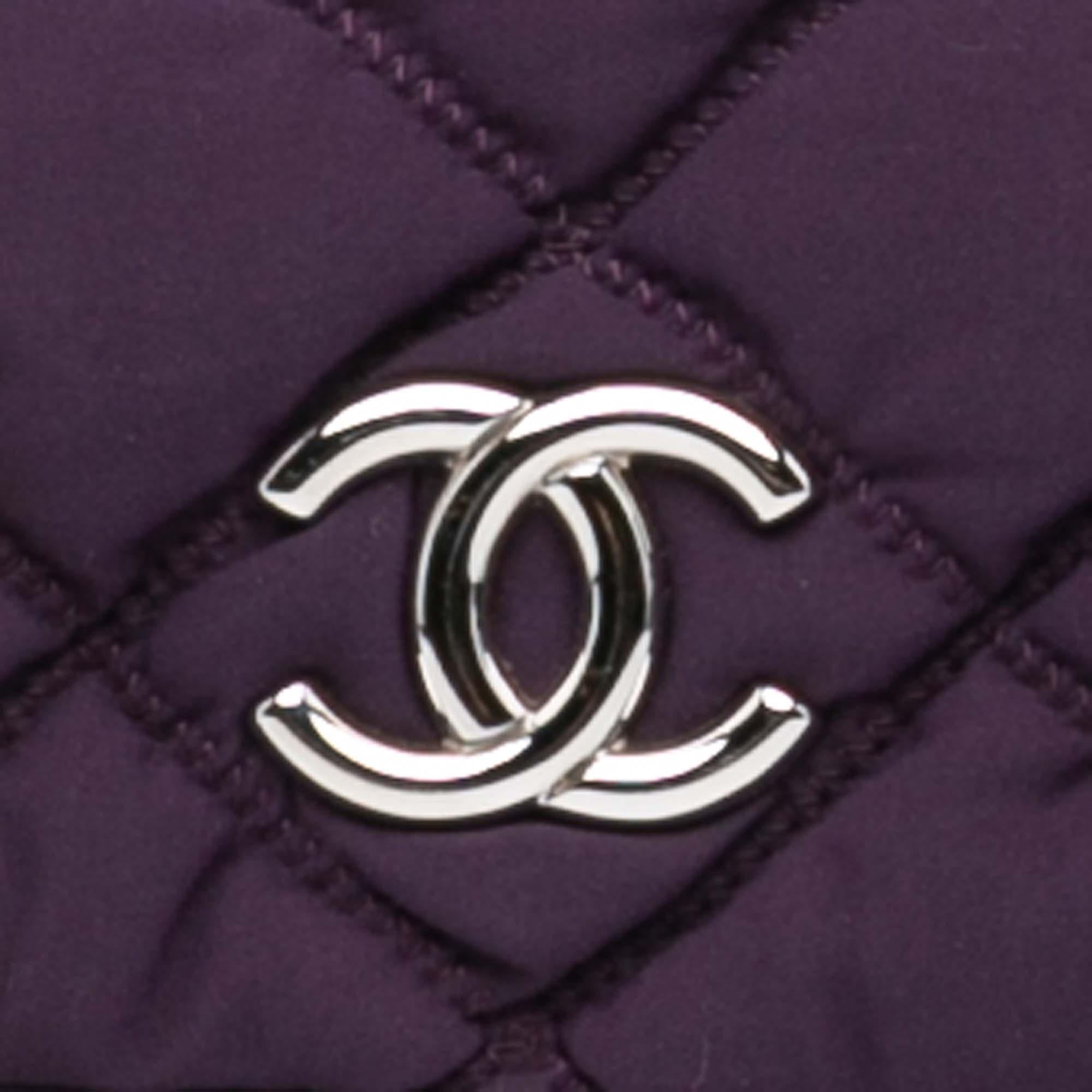 Chanel Small Quilted Nylon Bubble Flap (SHG-r6sHt1)