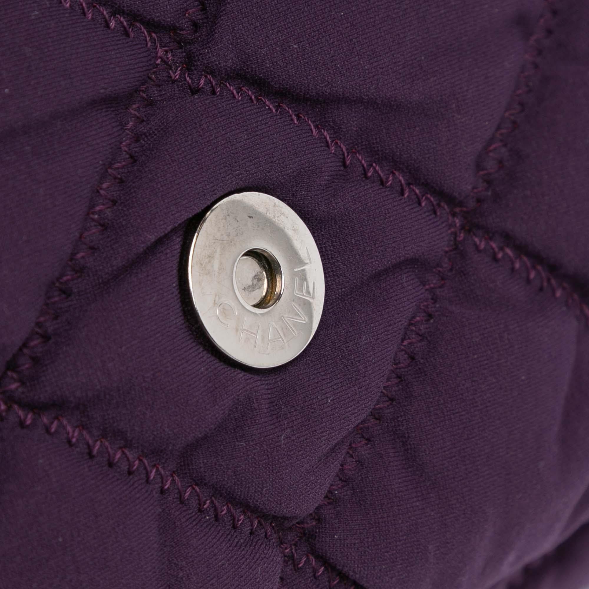 Chanel Small Quilted Nylon Bubble Flap (SHG-r6sHt1)