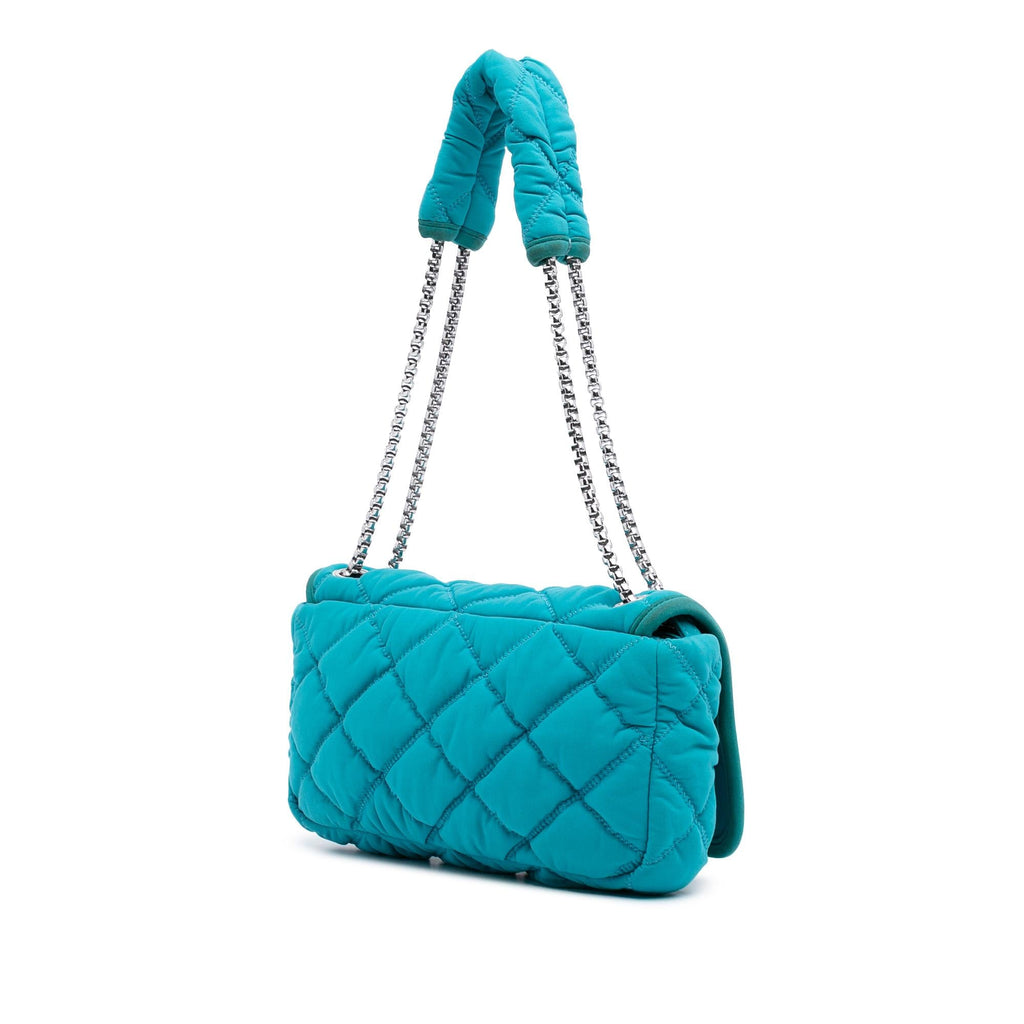 Chanel Small Quilted Nylon Bubble Flap
